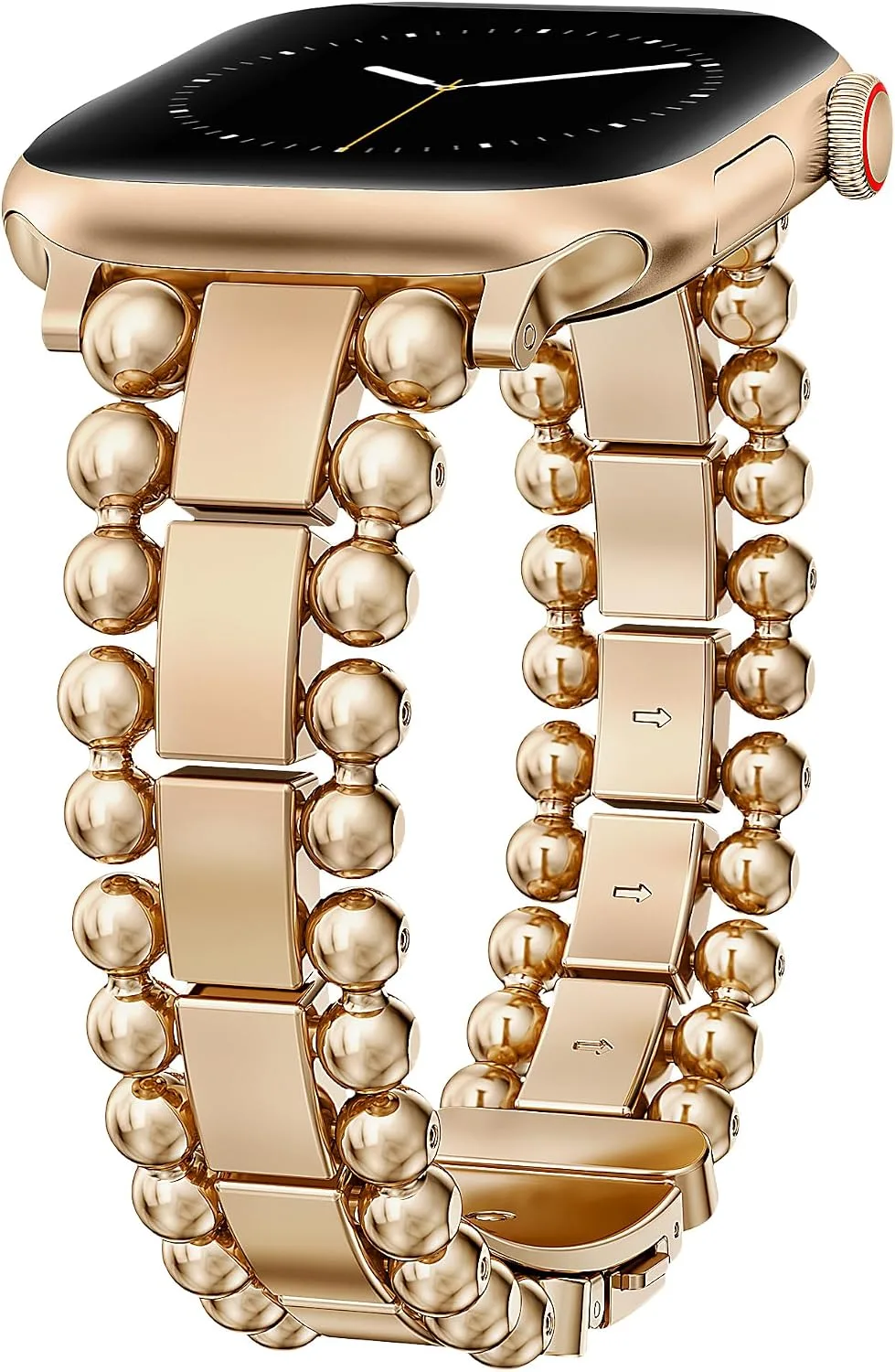 Correa para Apple Watch Toyouths Dressy Metal Beaded para mujer
