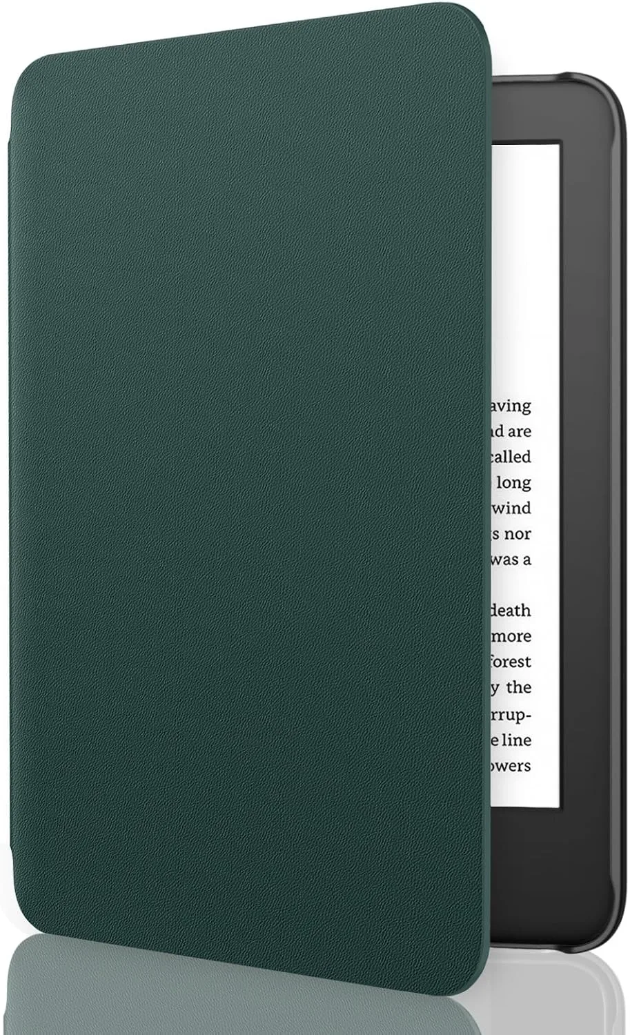 MoKo Case Fits 6" e-Reader 2024/2022 Lightweight Shell Cover,Midnight Green