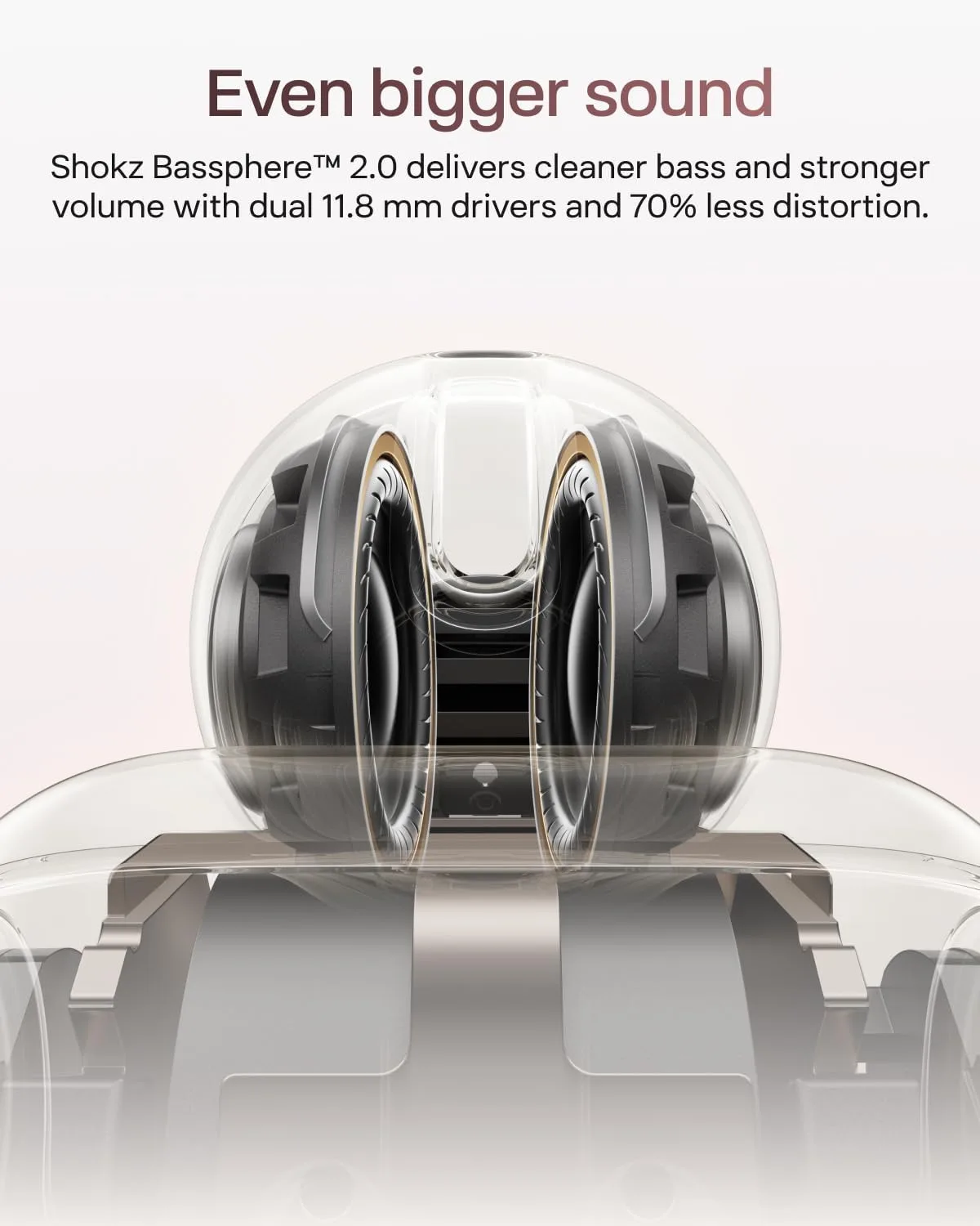 SHOKZ OpenDots 2 Open-Ear Clip-On Earbuds with Upgraded Dolby Audio, 3-Mic Clear Calls, Rich Bass, Up to 40 Hrs of Audio, Wireless Charging, Interchangeable Left/Right Earbuds, IP57, Bluetooth 6.1