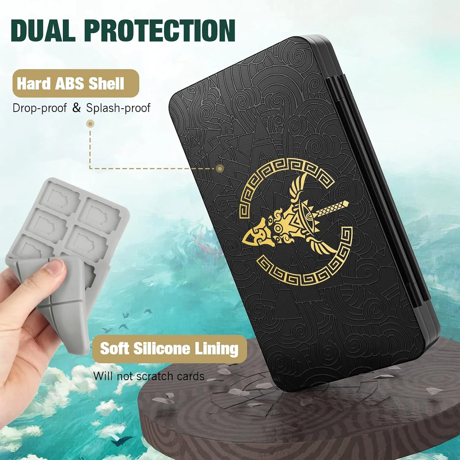 MoKo 48 Game Card Case Compatible with Nintendo Switch 2/Switch OLED/Lite