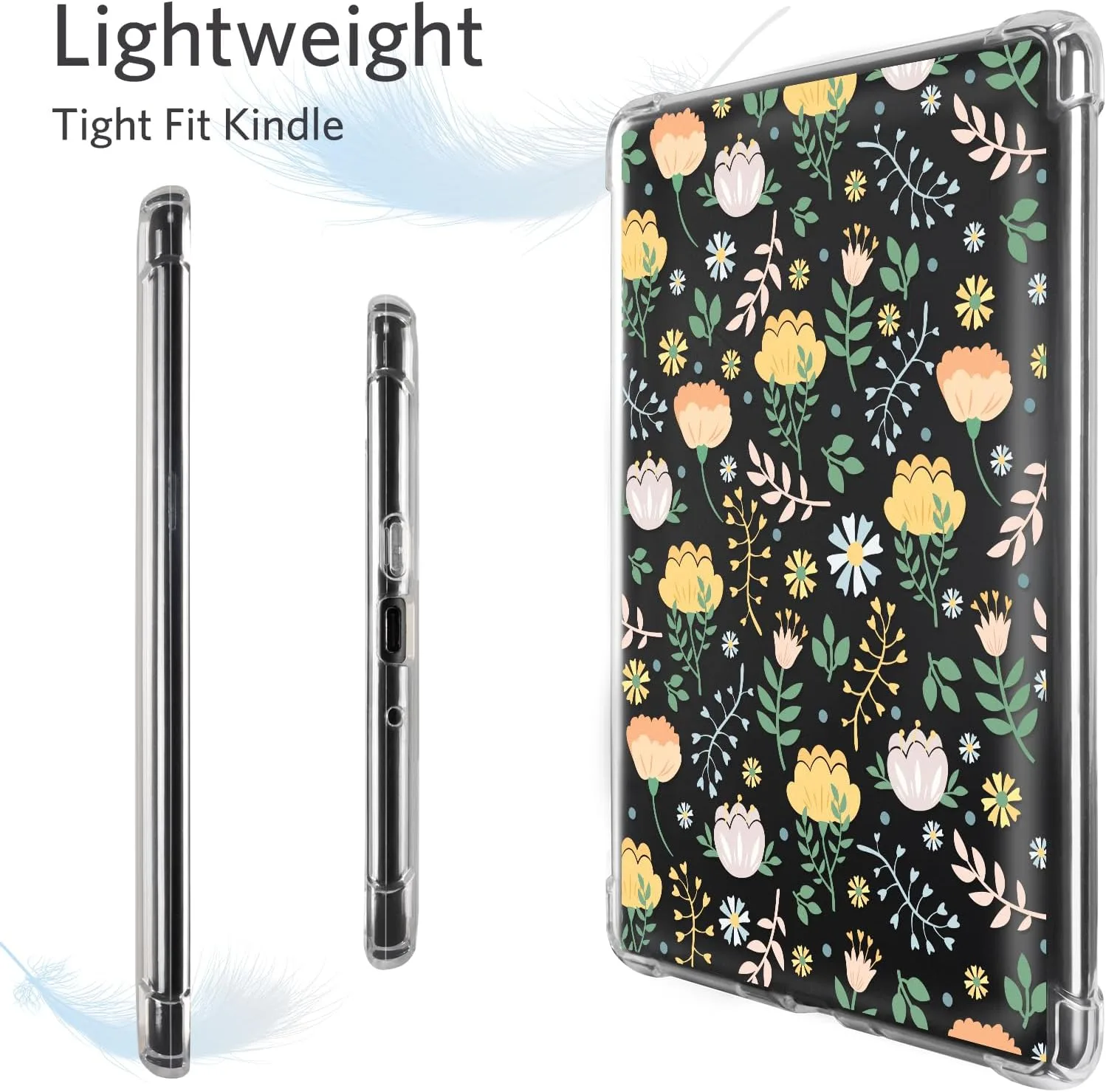 CoBak Clear Case for 7" Kindle Paperwhite 12th Gen 2024 & Kindle Colorsoft