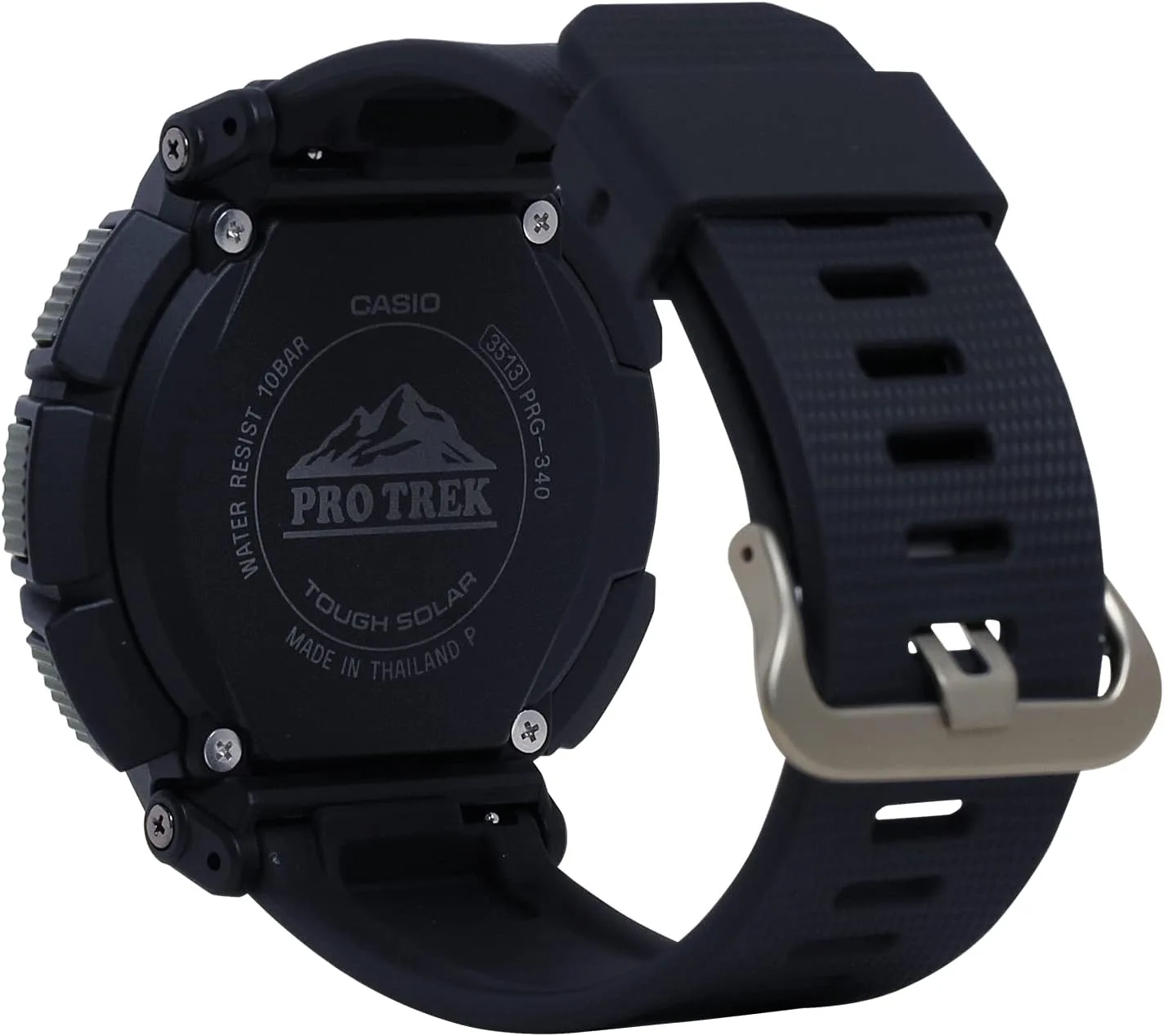Casio PRG340 Series | Pro Trek | 100 Meter Water Resistance | Compass | Alt/Baro-Thermo | Tough Solar Power | 1-100 SEC Stopwatch | Countdown Timer | World Time