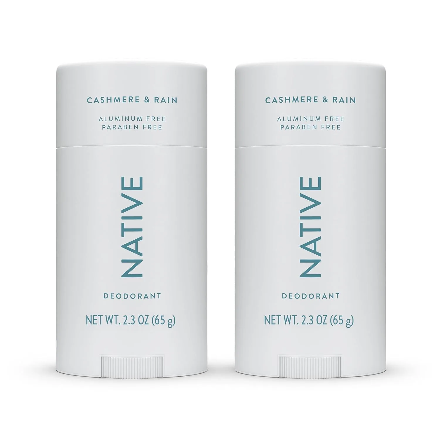Native Deodorant Contains Naturally Derived Ingredients, 72 Hour Odor Control, Deodorant for Women and Men, Aluminum Free, Cashmere & Rain Scent, 2.3 Ounce (Pack of 12)