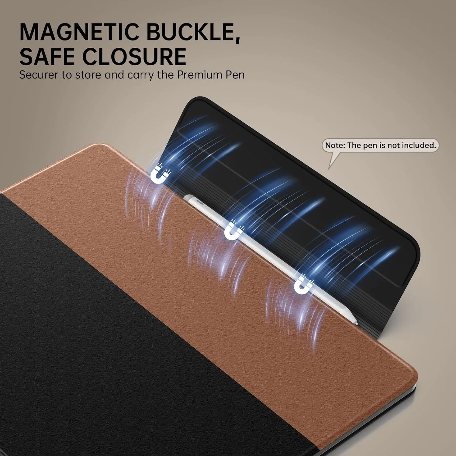MoKo Magnetic Case for 11" Kindle Scribe 3rd & Colorsoft 1st, Dual Color