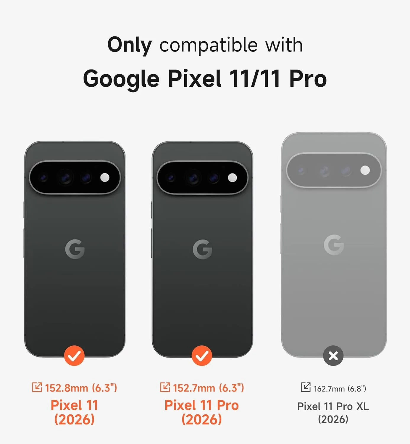 SURITCH for Google Pixel 11/11 Pro Phone Case, Compatible with MagSafe, Protective Cover with Camera Cover & Adjustable Metal Kickstand for Pixel 11/11 Pro 2026 -Dark Blue
