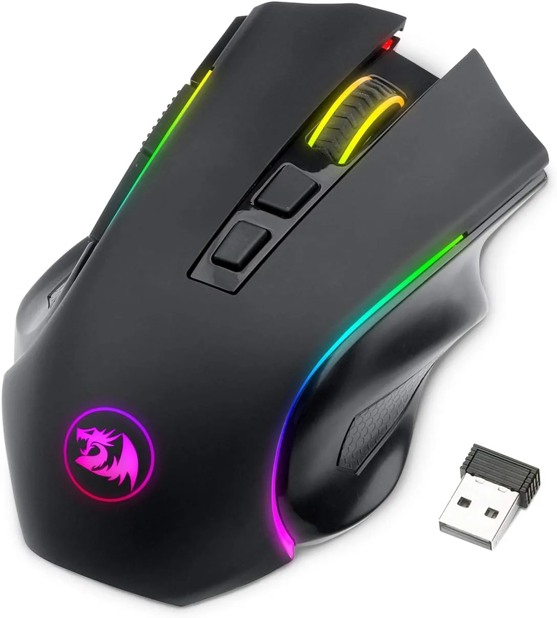 Mouse Gamer Redragon M602 Griffin RGB Tri-Mode 8000 DPI