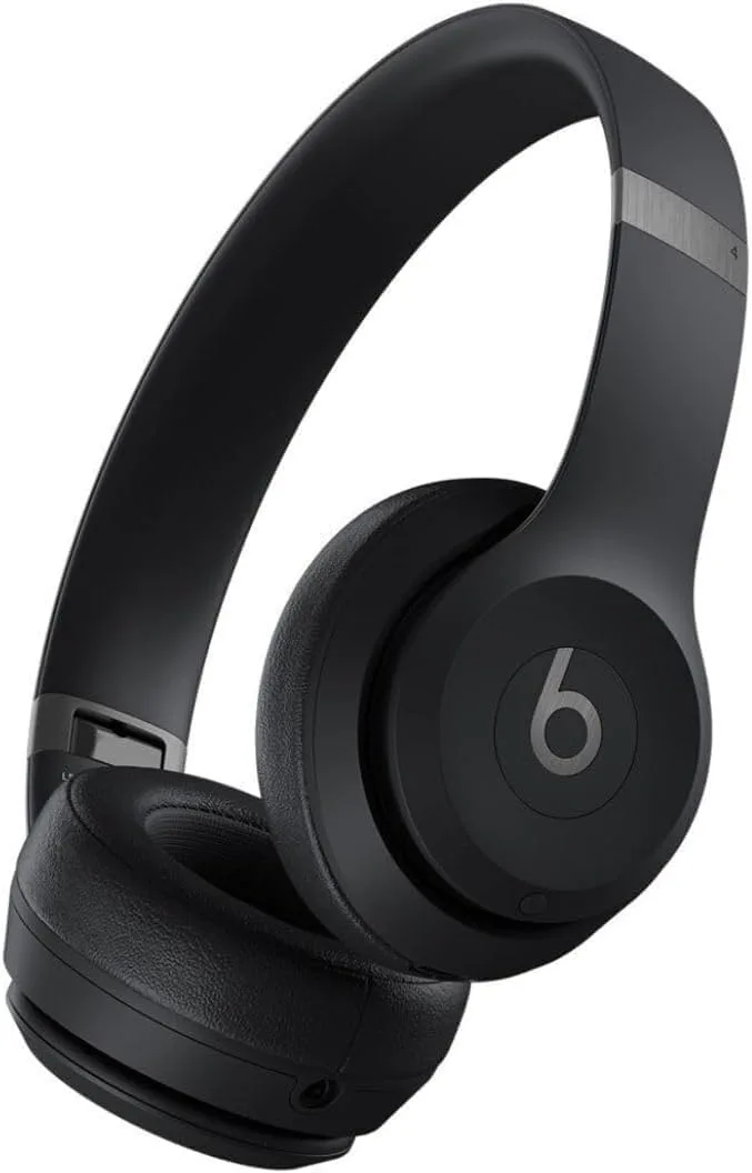 Beats Solo 4 - Wireless Bluetooth On-Ear Headphones, Apple & Android Compatible, Up to 50 Hours of Battery Life - Metallic Gold (Renewed)