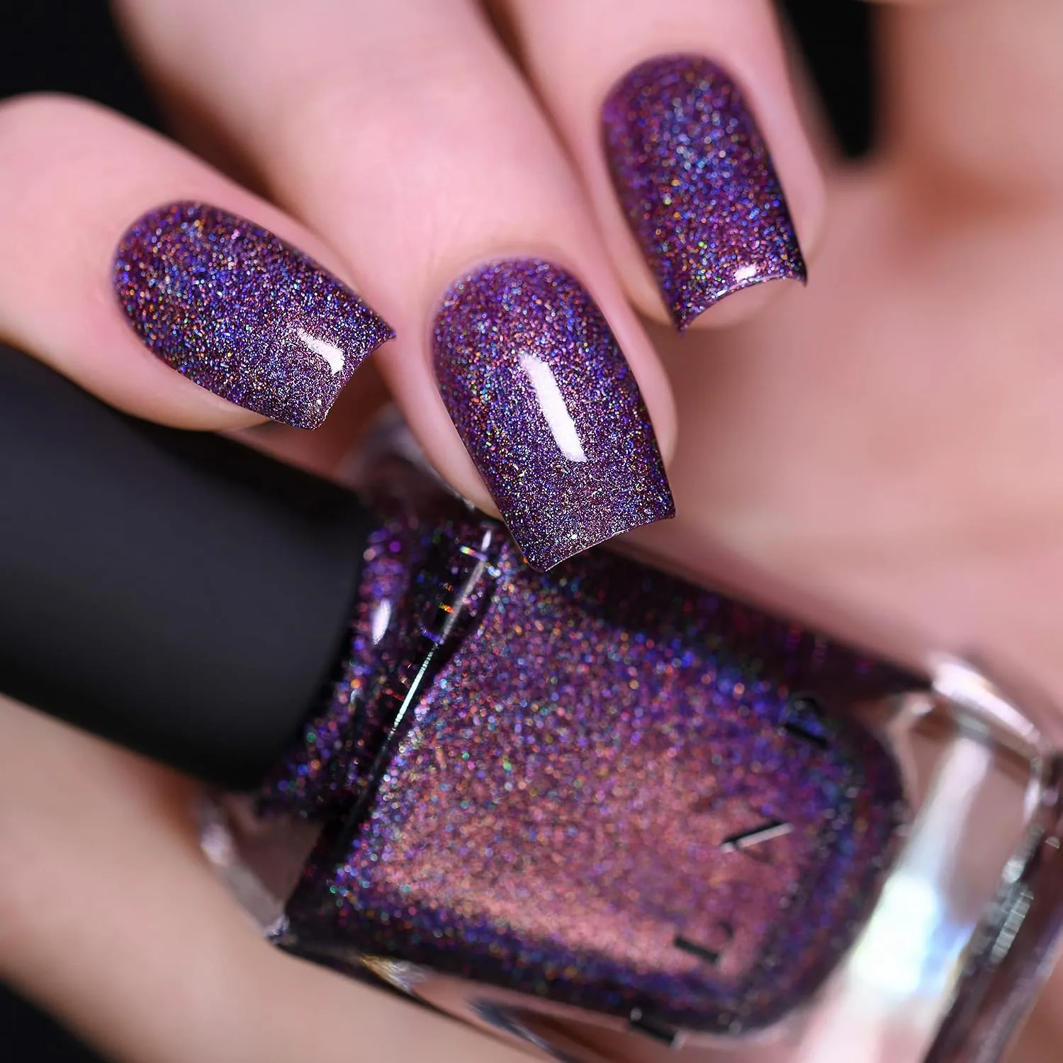 ILNP First Dance - Stunning Deep Plum Ultra Holo Nail Polish