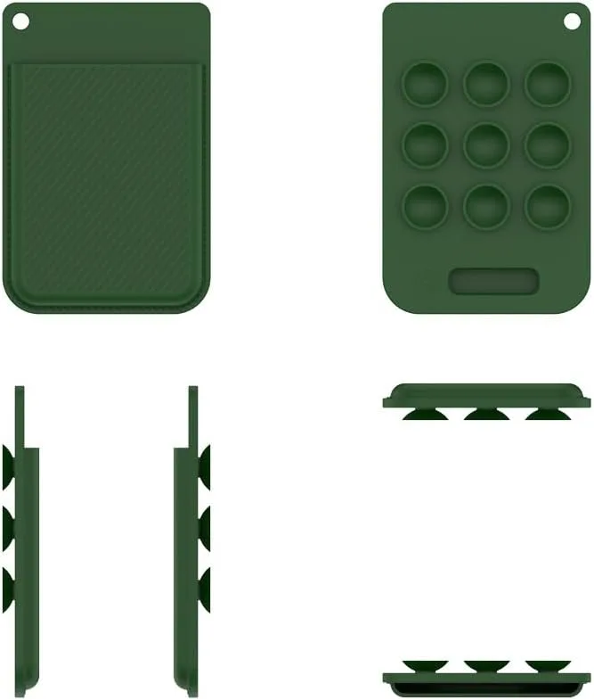 Silicone Protective Case Cover Shell for Plaud Note AI Voice Recorder Anti-Scratch Shockproof Soft Protector Case Silicone Sleeve (Green)
