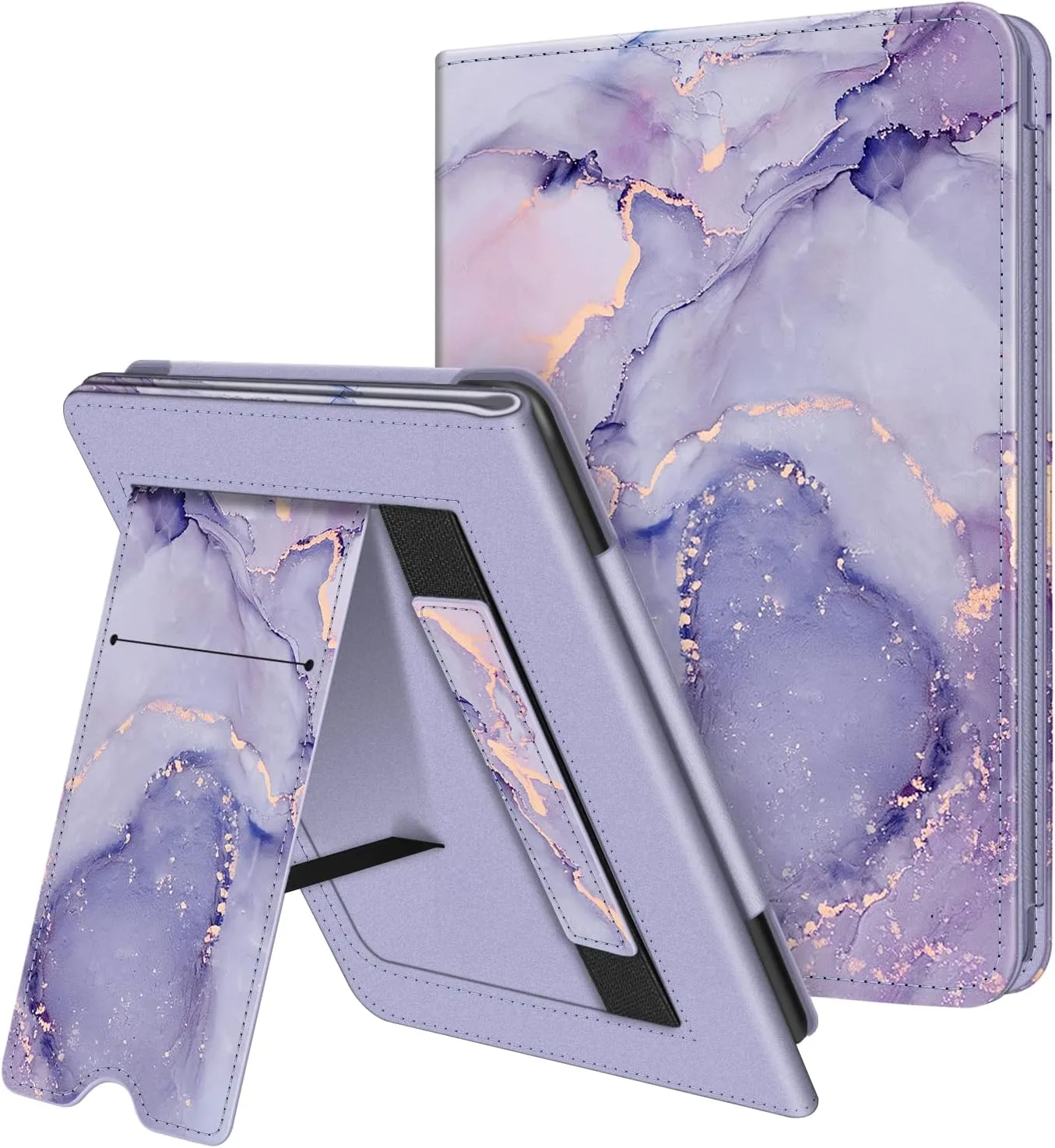 Fintie Stand Case for 6" Kindle Paperwhite 10th Gen 2018, Lilac Marble