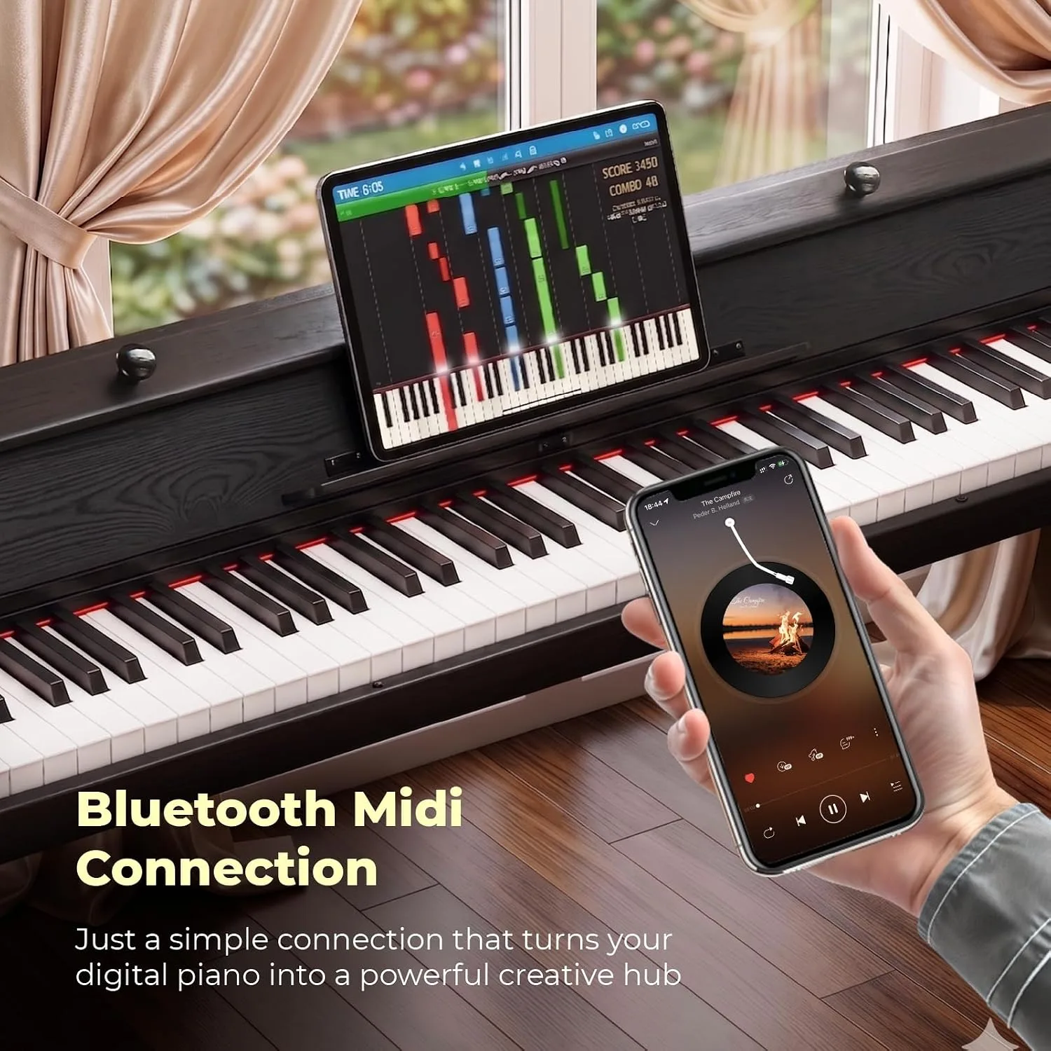 Ktaxon 88 Key Keyboard Piano Kit, Full Size Digital Piano Keyboard