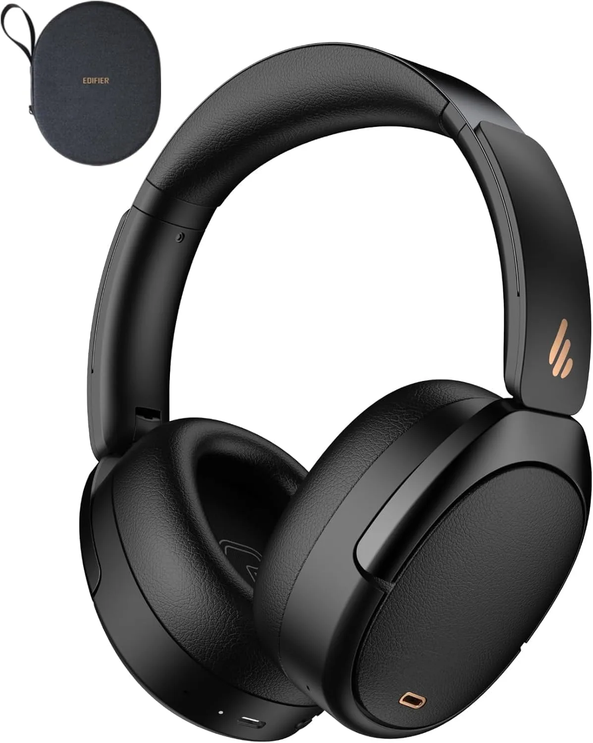 Edifier WH950NB Gen 2 8-Level Active Noise Cancelling Headphones, Black