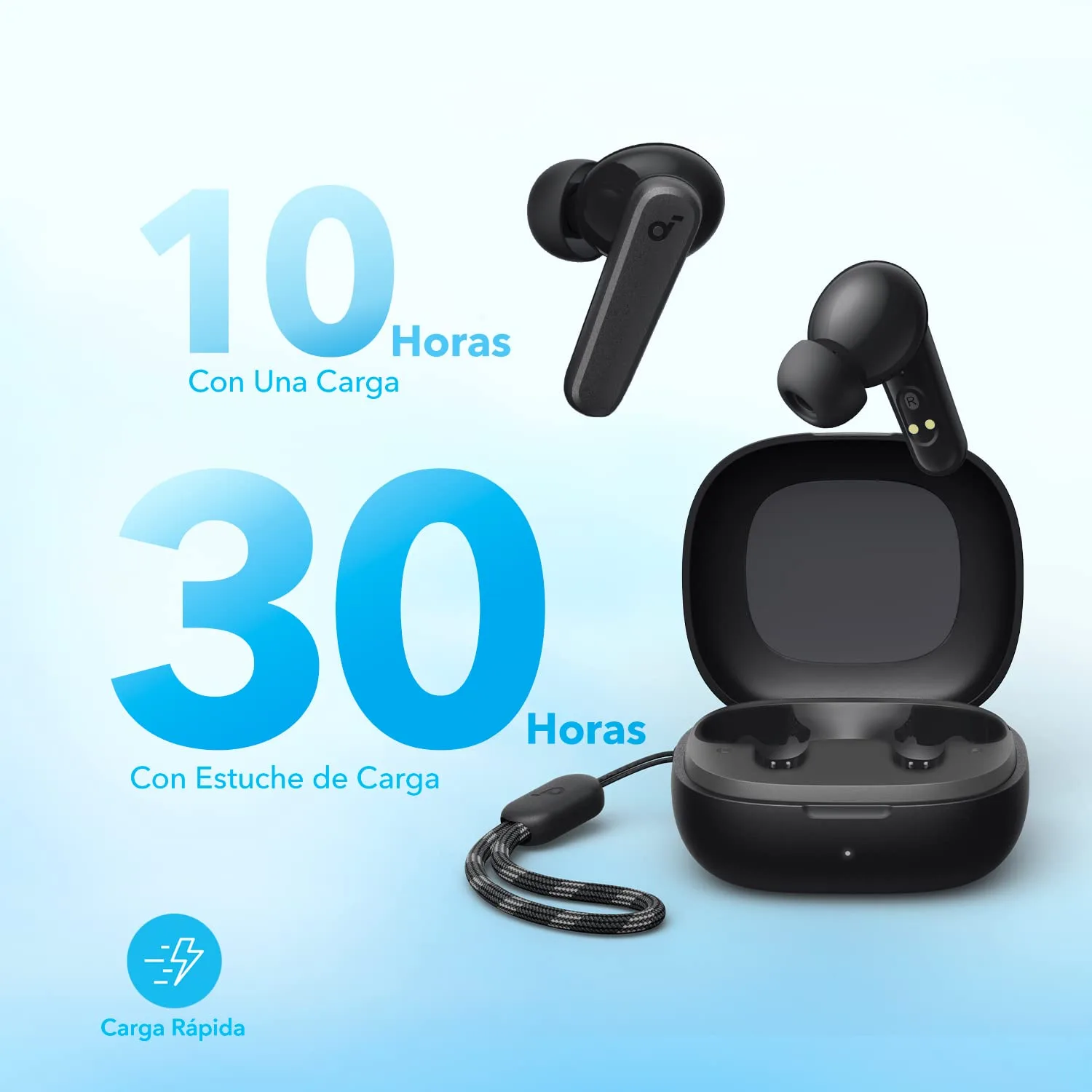 Soundcore by Anker P20i True Wireless Earbuds, with Big Bass, 30H Playtime