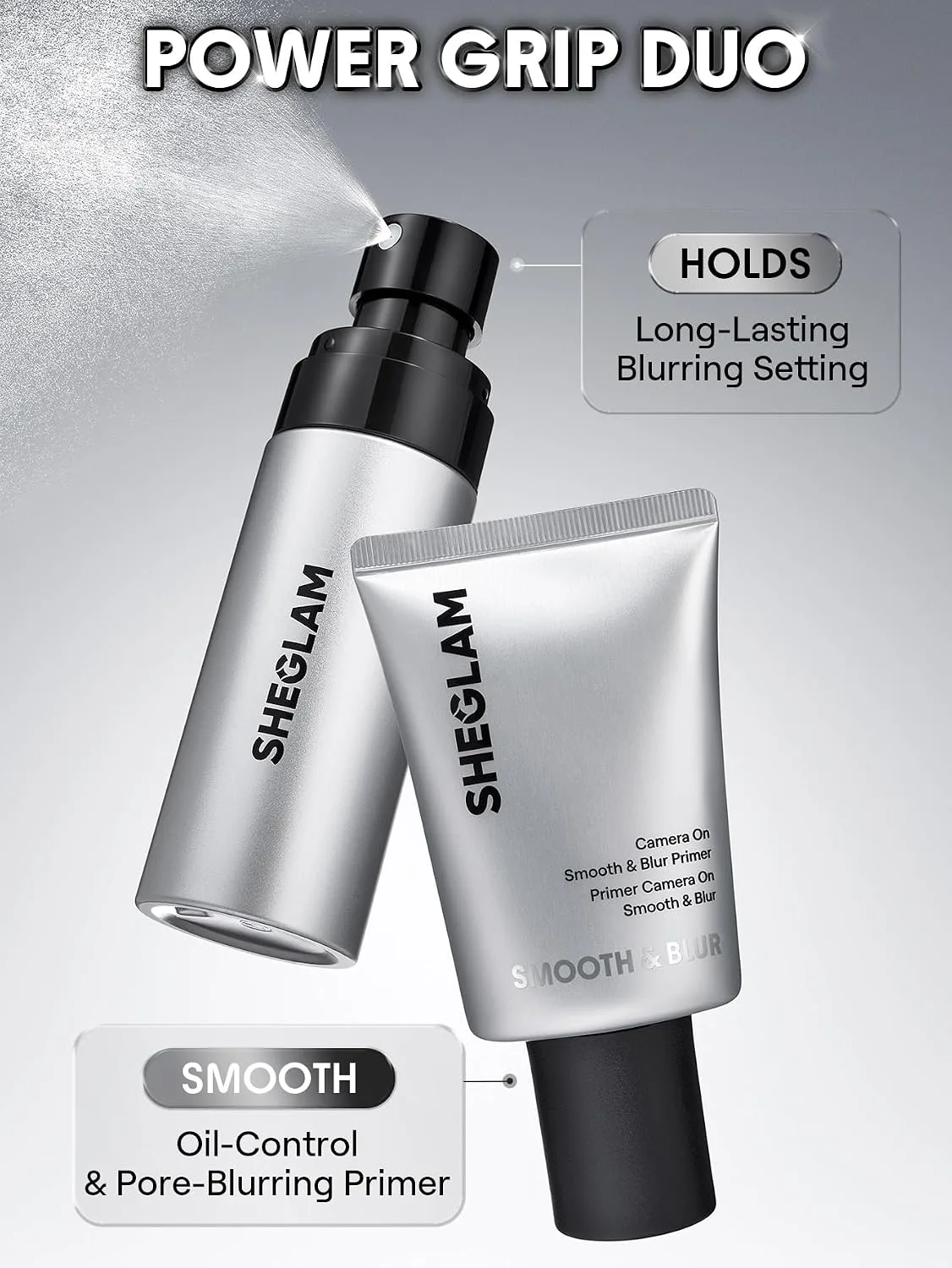 SHEGLAM Camera On Blurring Waterproof Setting Spray Matte Long-lasting for Perfect Foundation Makeup