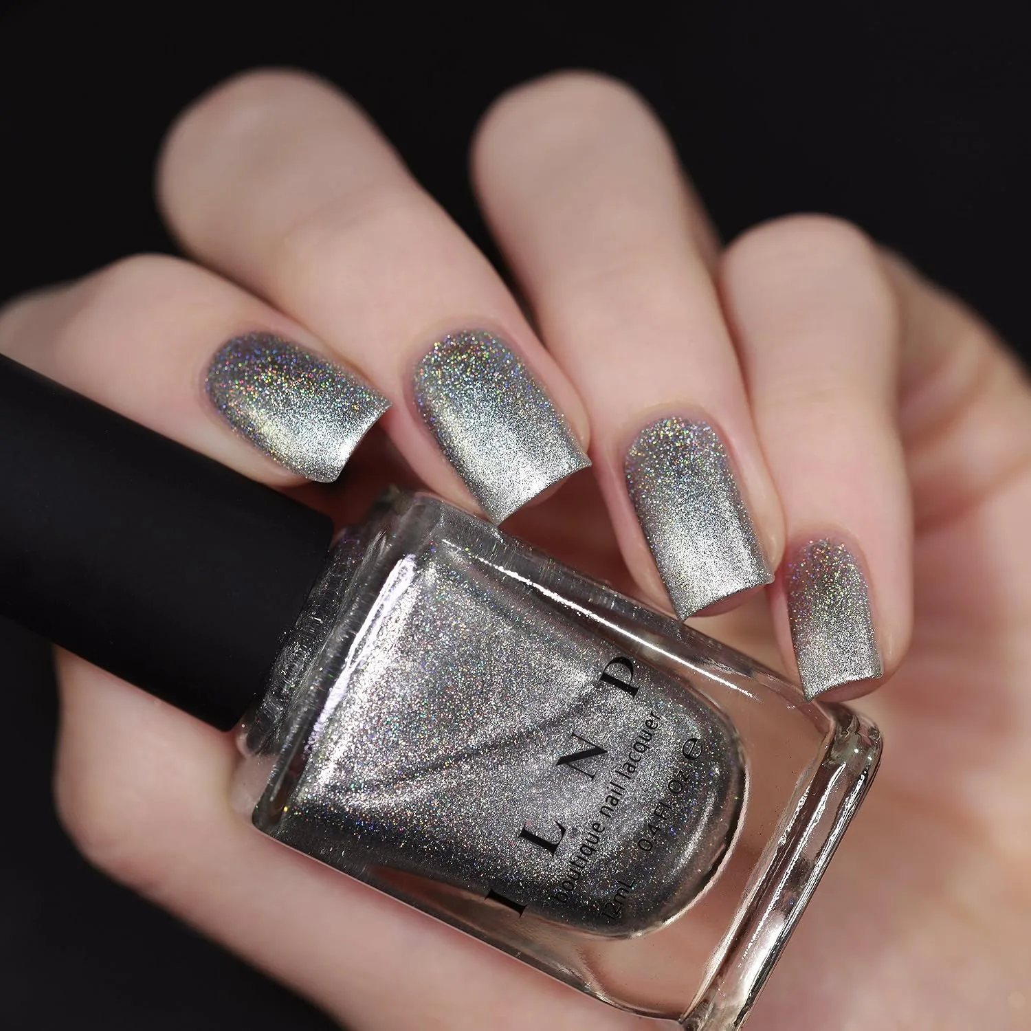 ILNP Avalanche - Pure Silver Holographic Nail Polish