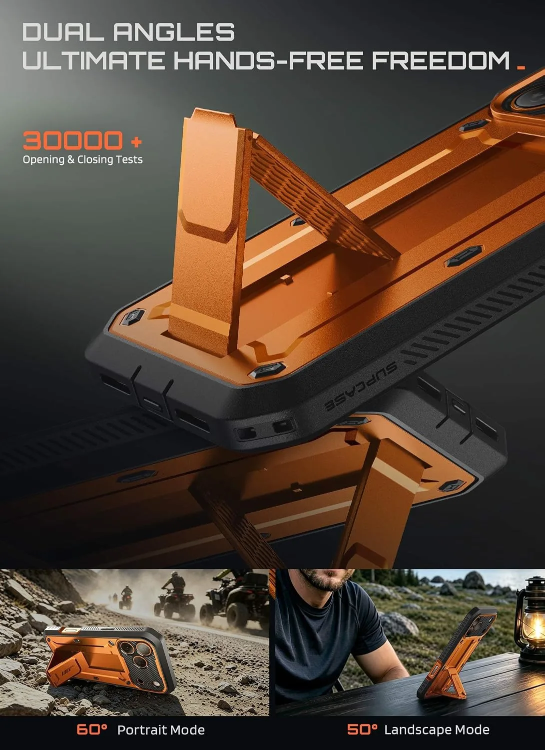 SUPCASE for iPhone 18 Pro Case / 17 Pro Case with Belt Clip, Coral