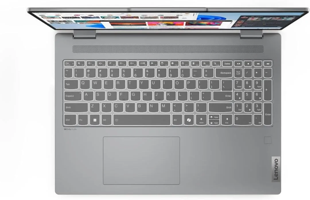 Lenovo IdeaPad 5 2-in-1 Convertible 16" WUXGA IPS Touchscreen Laptop | Ryzen 7 8845HS CPU (8 Cores, Up to 5.1GHz) | Fingerprint Reader | 16GB RAM, 4TB SSD | WiFi 6, BT 5.3