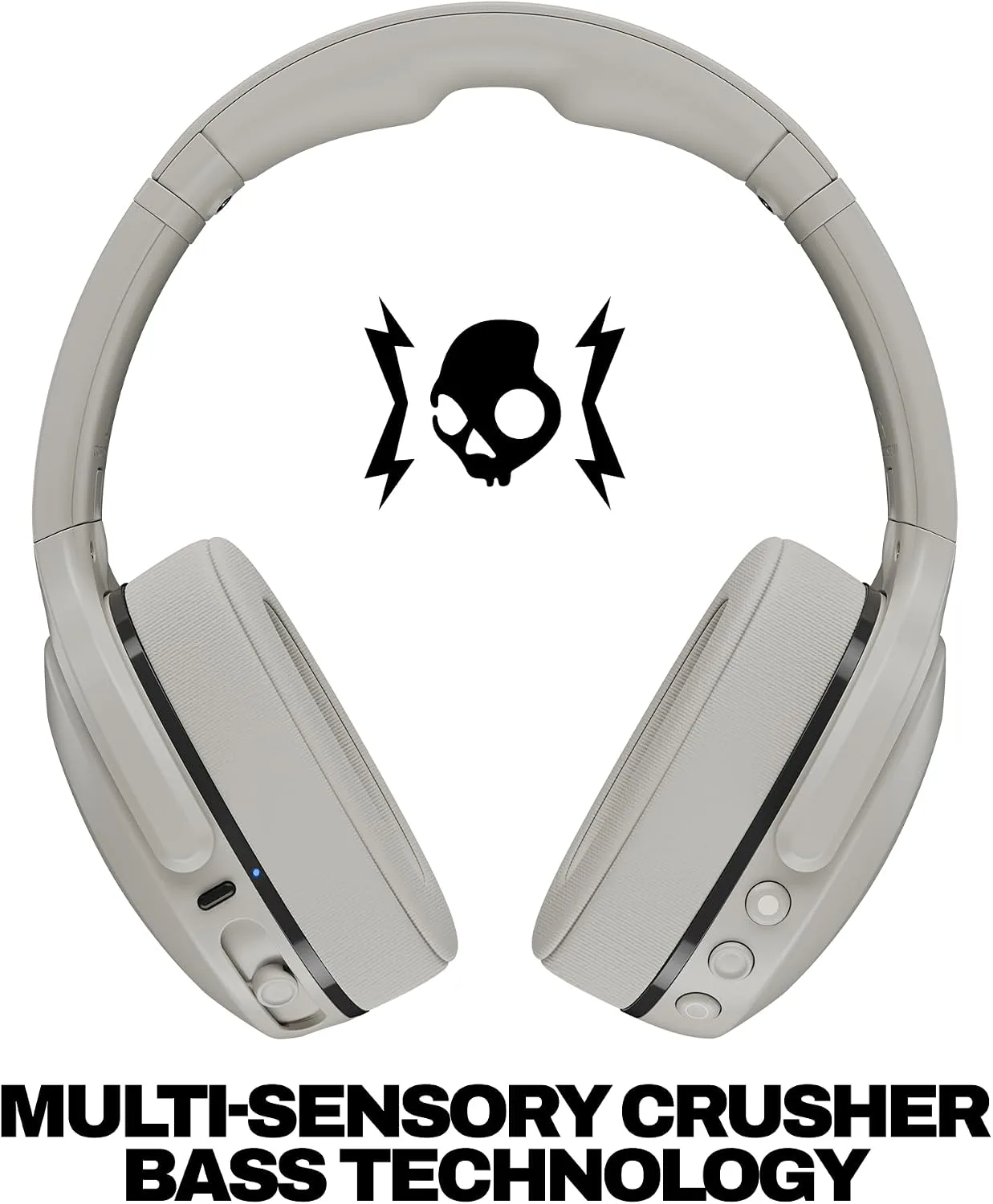 Skullcandy Crusher 540 Active Wireless Sensory Bass Headphones - Concrete