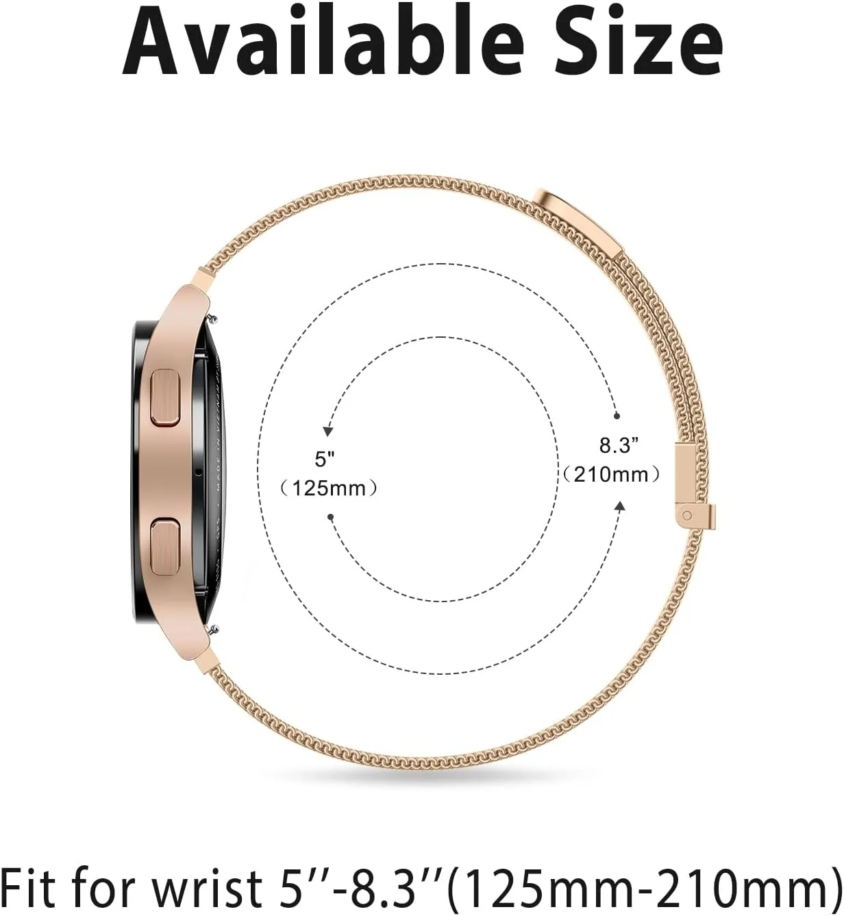 Metal Bands Compatible with IDW13,IDW16,IDW19 Smartwatch Bands, 22mm Stainless Steel Metal Replacement Strap for Fitpolo IDW13/Woneligo W13 Smartwatch Bands,ENOMIR/TOOBUR/MILOUZ/Gydom/Faweio/Veryfit IDW19 Smartwatch Bands