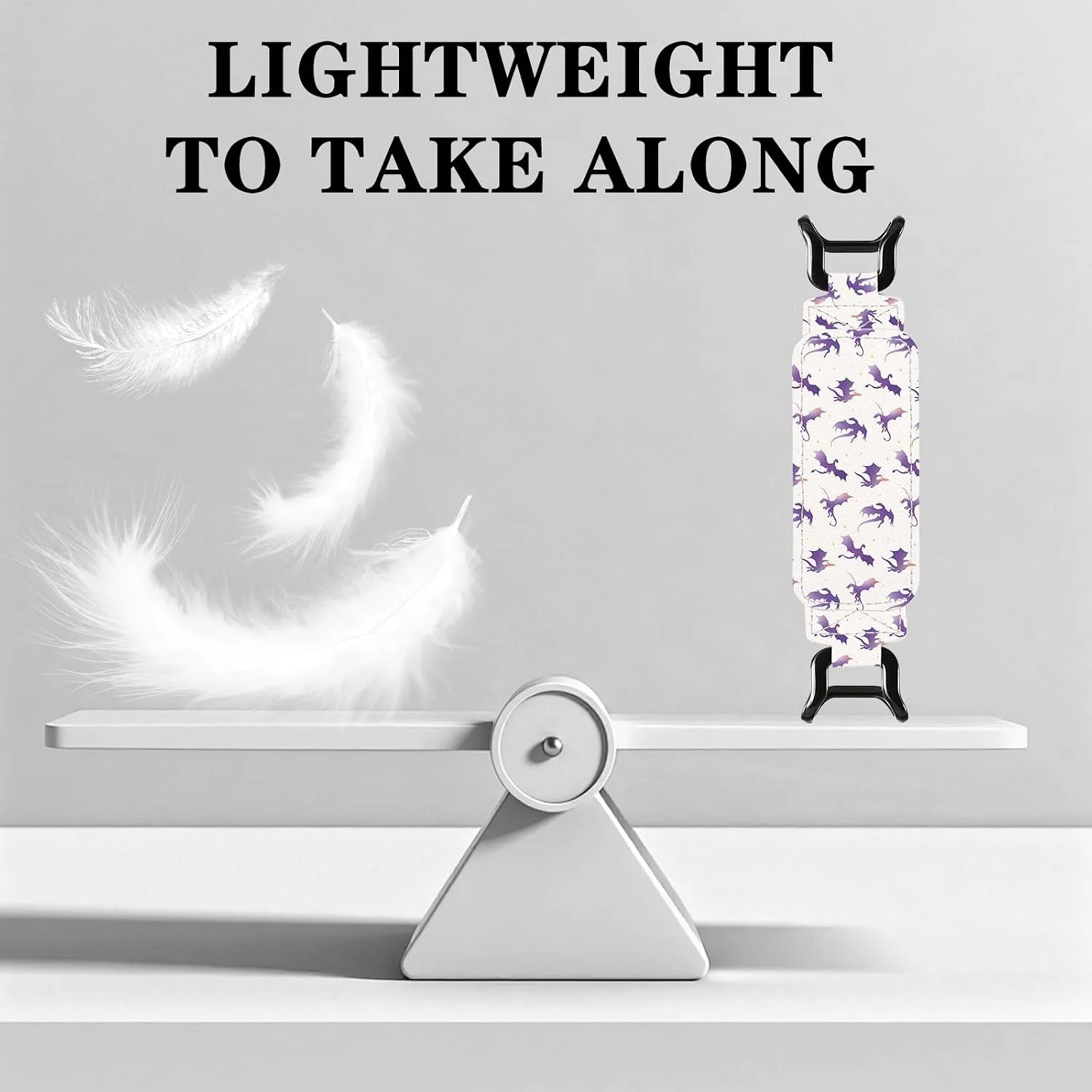 Hand Strap Accessories for Kindle – Purple Dragon Finger Grip for 6-7.5" Paperwhite 12th/11th Generation/Kobo/Lenovo/Sony Ereaders Lightweight Secure High Elasticity Holder for Reading
