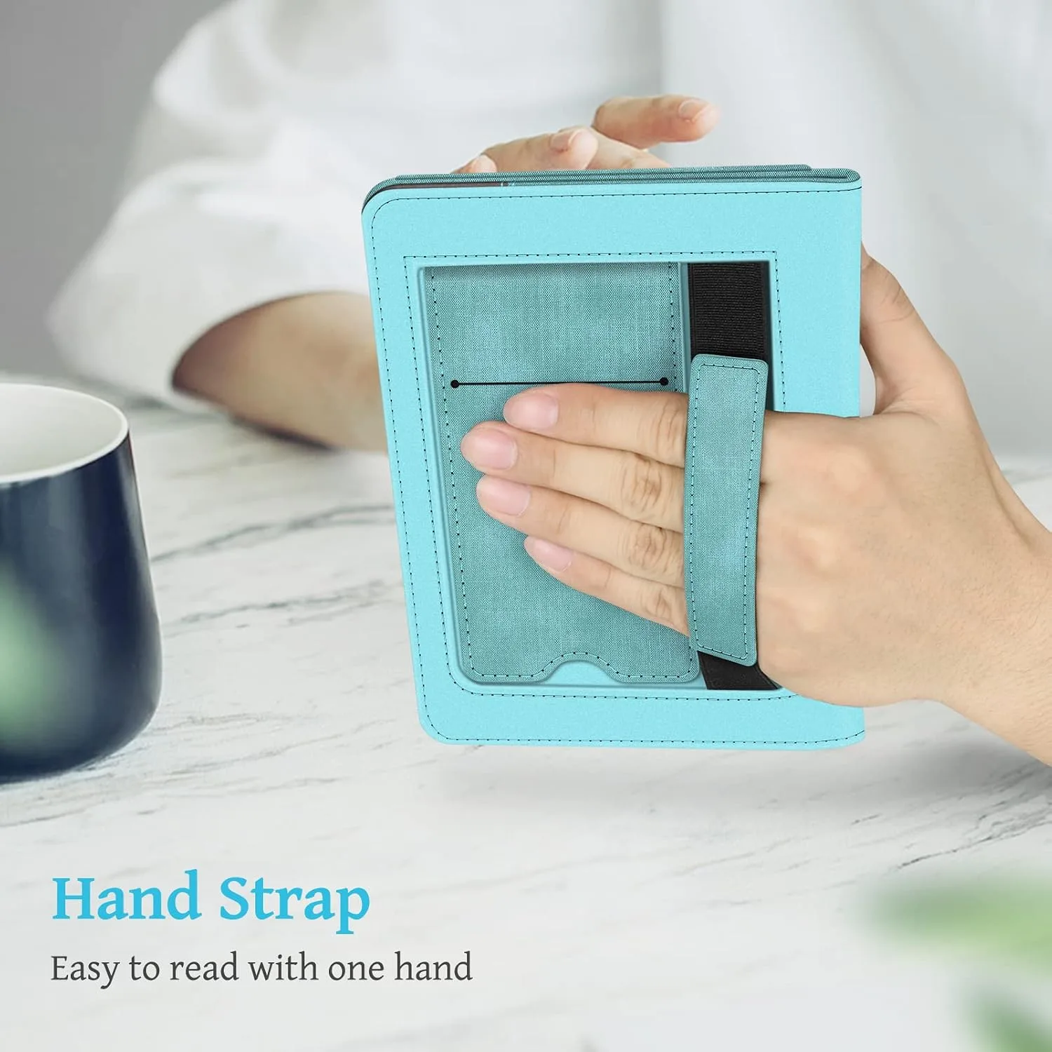 Fintie Stand Case for 6" Kindle 11th Generation 2024/2022, Turquoise