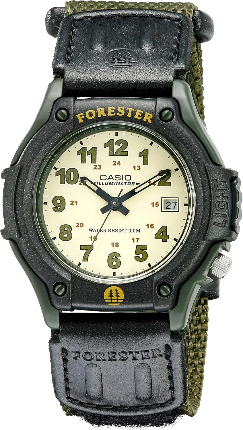 Casio FT500WC Series | Men's Analog Watch | 100 Meter Water Resistance | LED Light | Date Display | Leather/Cloth Band | Regular Time Keeping (HR, Min, SEC, PM, Date, Day) | 3 Year Battery