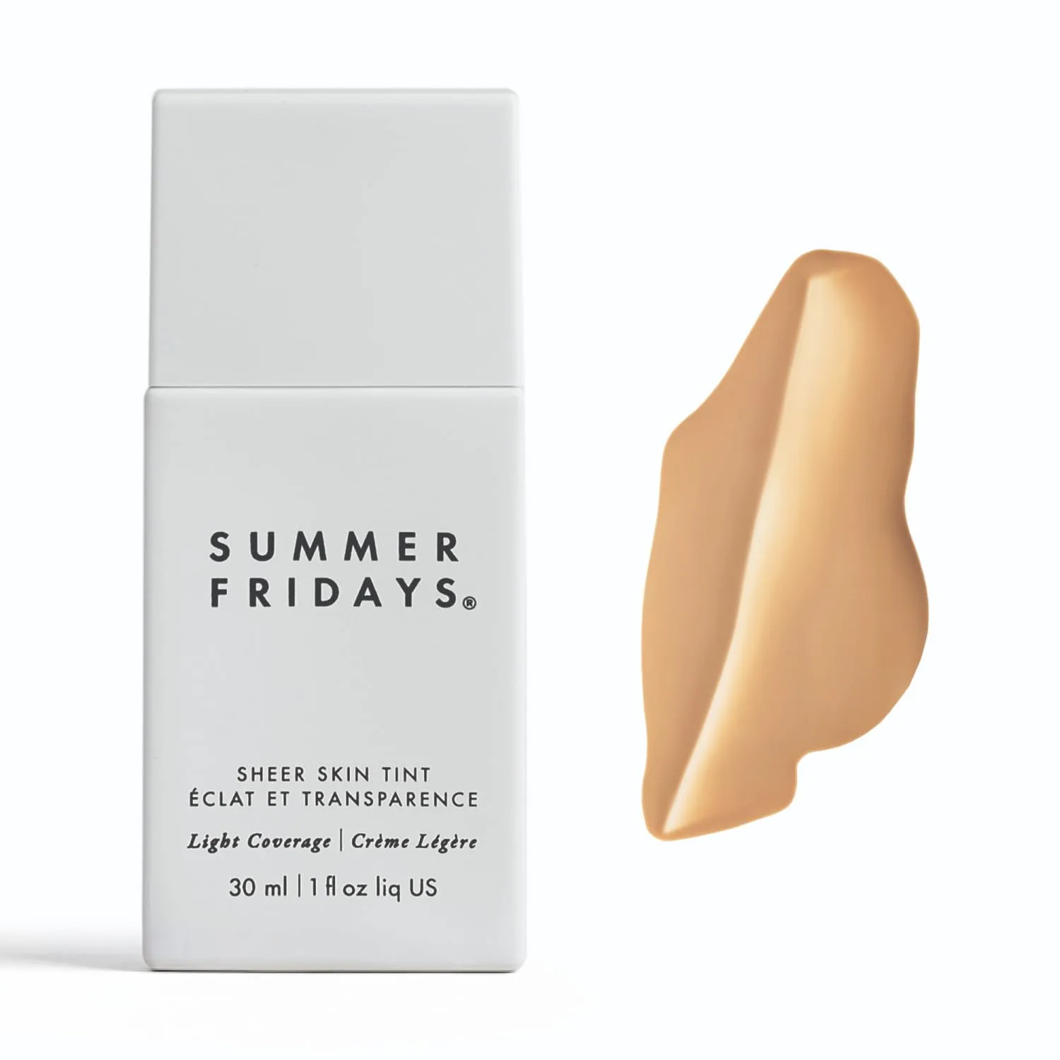 Summer Fridays Sheer Skin Tint, Lightweight Face Makeup, Shade 2 (1 Oz)