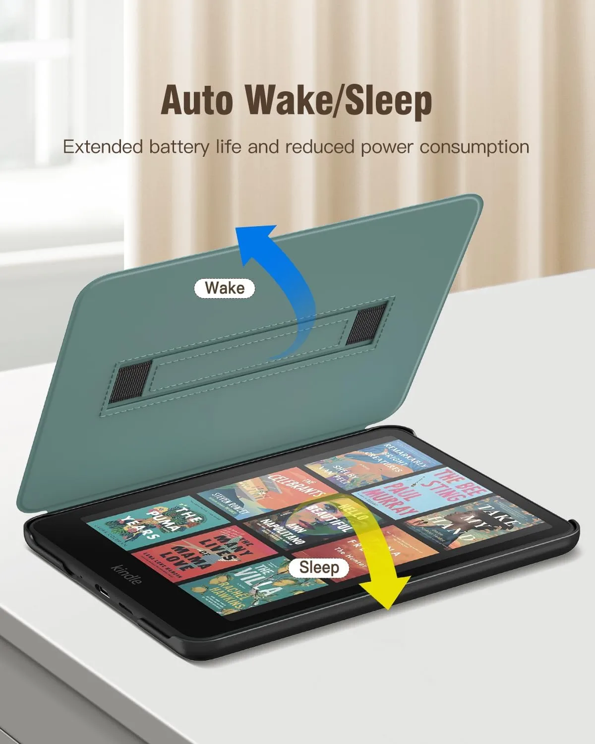MoKo Case for 7" Ebook Reader(12th Gen 2024) and E-Reader, Teal