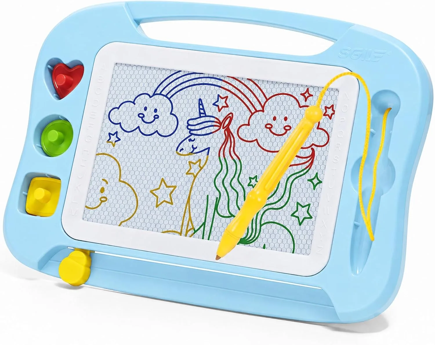 SGILE Magnetic Drawing Board for Kids,Toddler Doodle Toys,Standard 9.8×7.1"