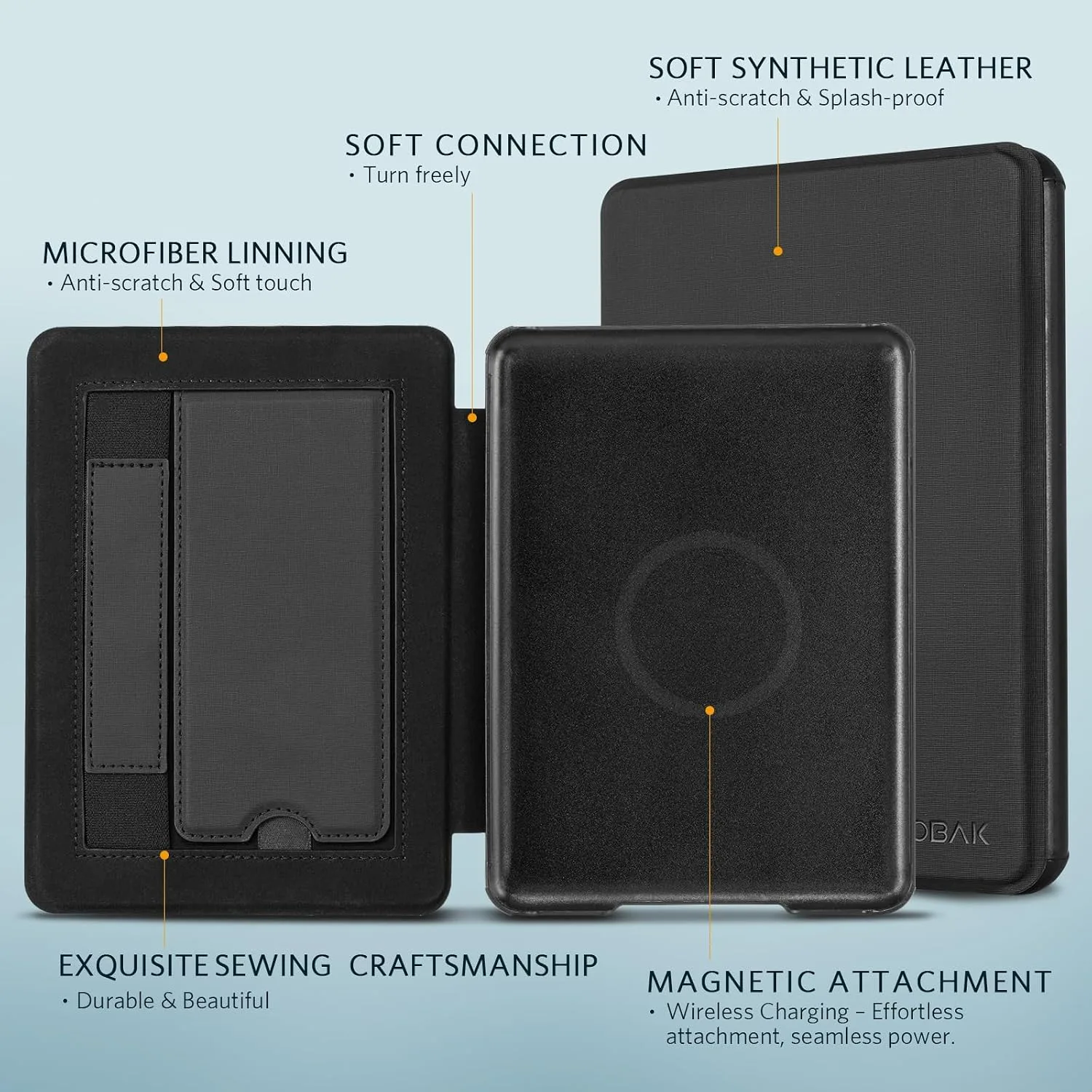 CoBak Stand Case for 7" Kindle Paperwhite & Kindle Colorsoft 12th Gen 2024