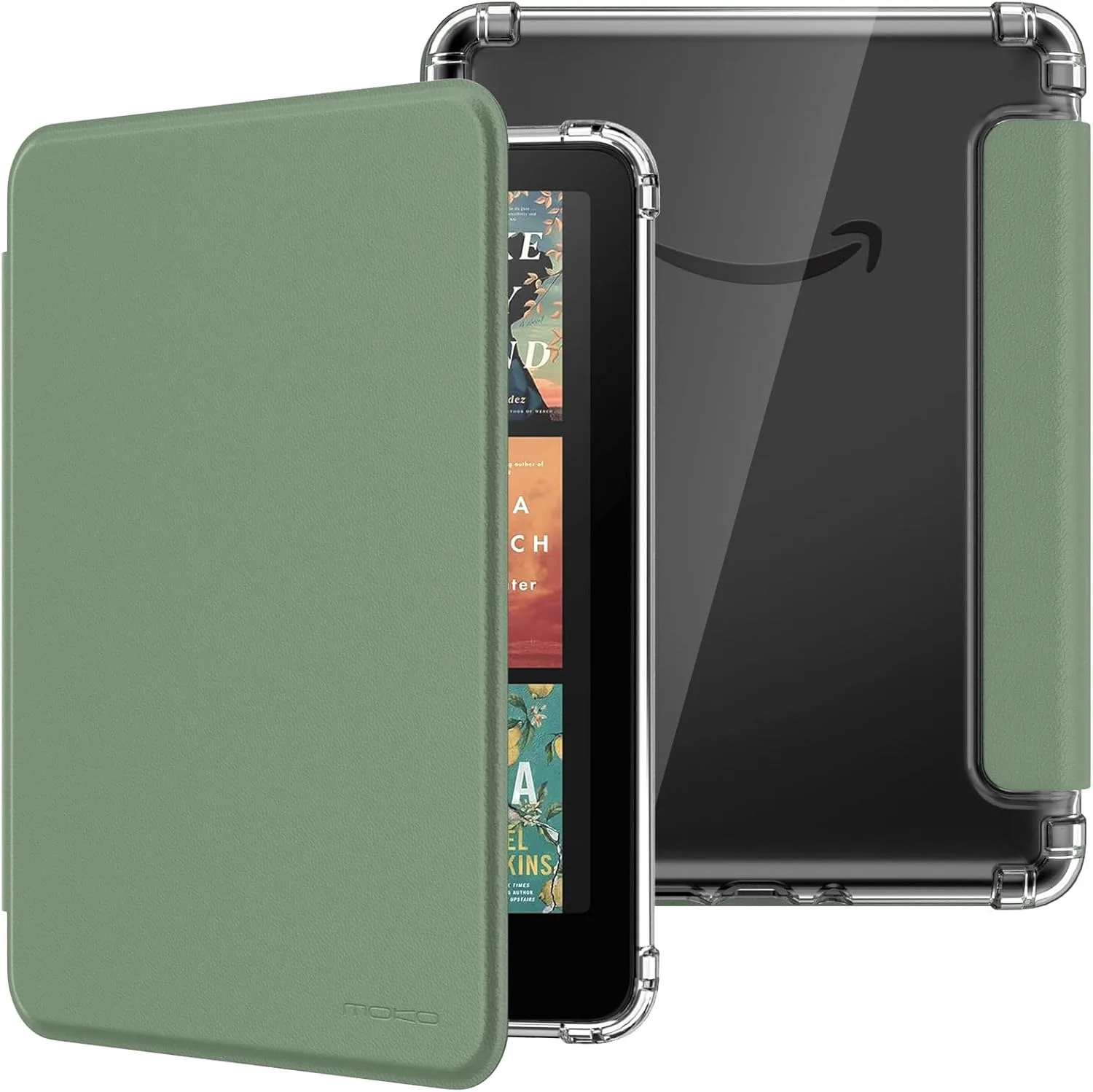 MoKo Case for 7" Kindle Paperwhite 12th Gen & Colorsoft 2024, Celadon