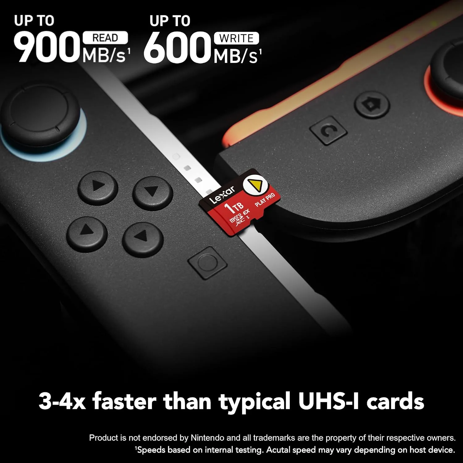 Lexar 1TB Play PRO Micro SD Express Card, 900MB/s Read, 4K, V30, UHS-I