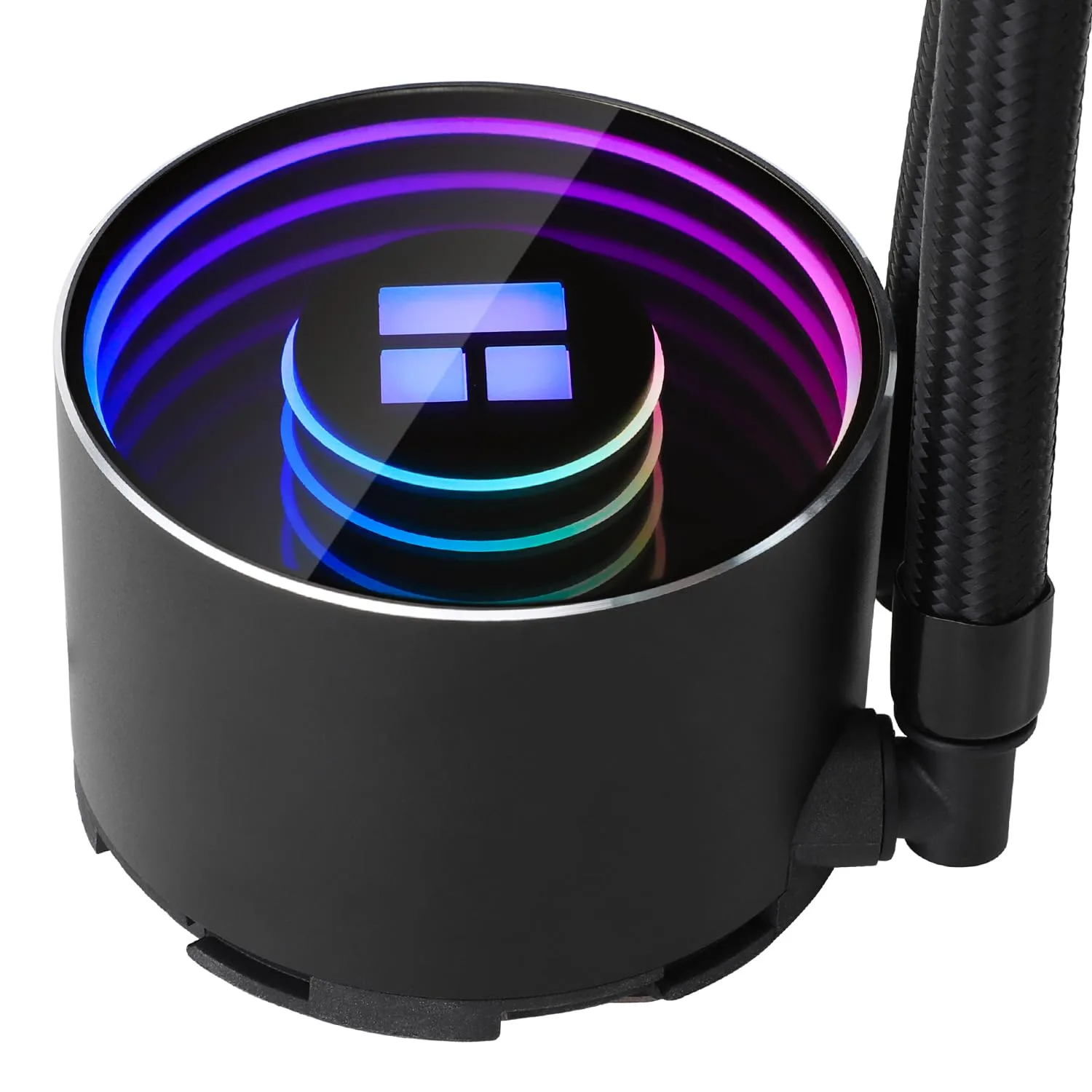 Thermalright Frozen Notte 120 ARGB Black Liquid CPU Cooler, 120mm PWM Fan with ARGB-Up to 2000RPM Speed, for AMD/AM4/AM5, Intel LGA1150/1151/1200/1700/1851,Black