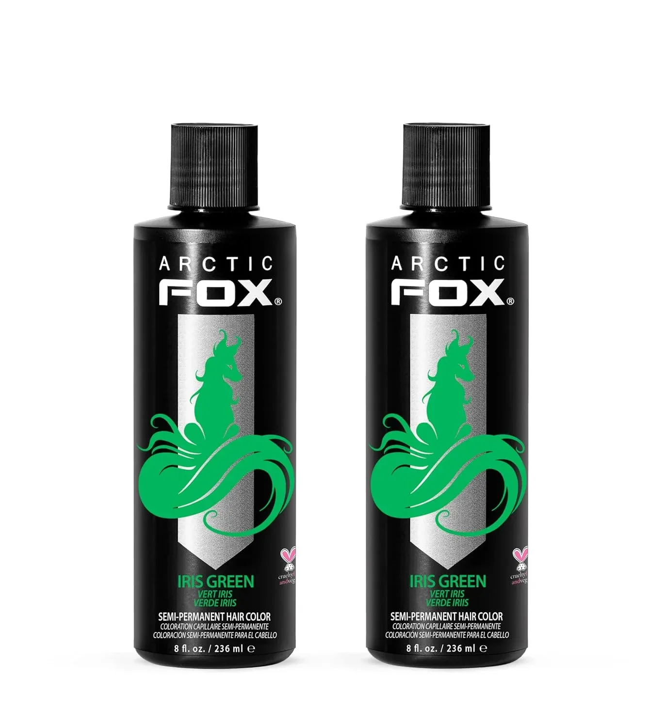Tintura Semipermanente Arctic Fox Iris Green 2x8 oz