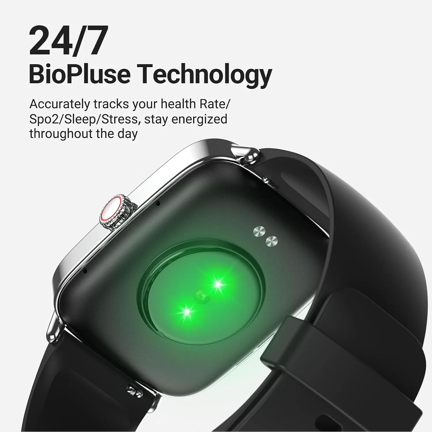 Fitpolo Smart Watches for Men/Women (2 Bands), 1.85" HD Smartwatch for Android iPhone Samsung, Bluetooth Calls, Heart Rate SpO2 Sleep Monitor, 120+ Sport Modes, IP68 Waterproof, 7-Day Battery