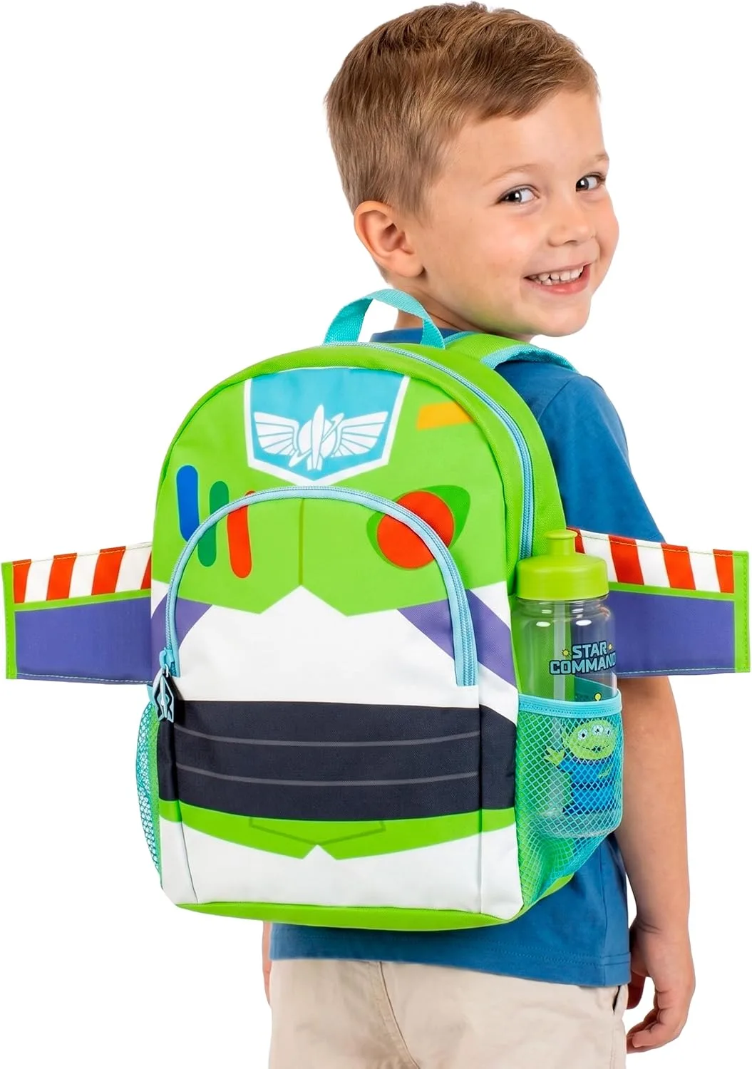 Disney Children's Backpack Toy Story Buzz Lightyear Green One Size