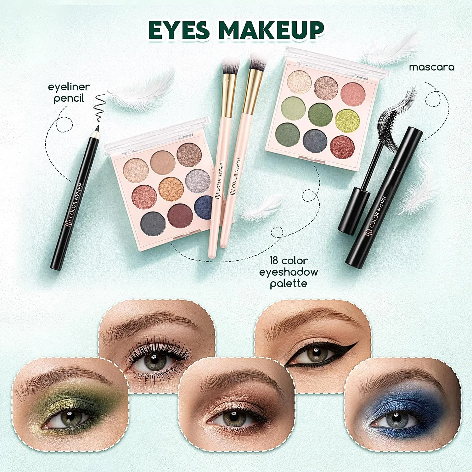Color Nymph All in One Makeup Kit for Girls, Makeup Set for Teens