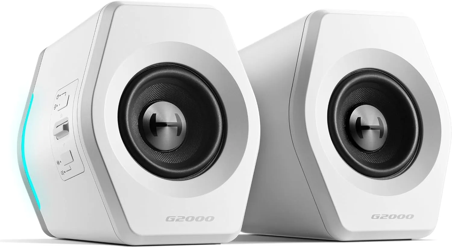 Edifier Hecate RGB Gaming Speakers, 32W Peak Power, Bluetooth, White