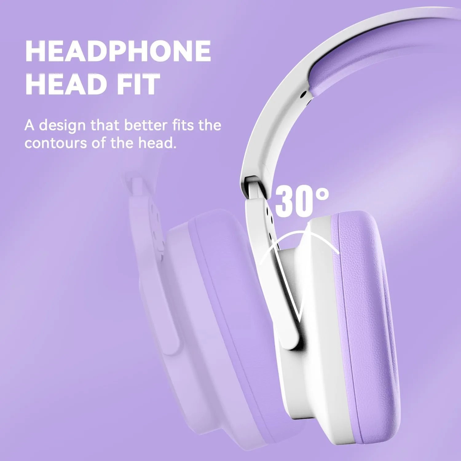 Jimonyer Gaming Headset for PS5 PS4 PC Xbox Series X|S Switch, 7.1 Stereo Surround Sound Over Ear Headphones with Noise Canceling Mic, RGB LED Light, Soft Memory Earmuffs for Gaming or Work, Purple