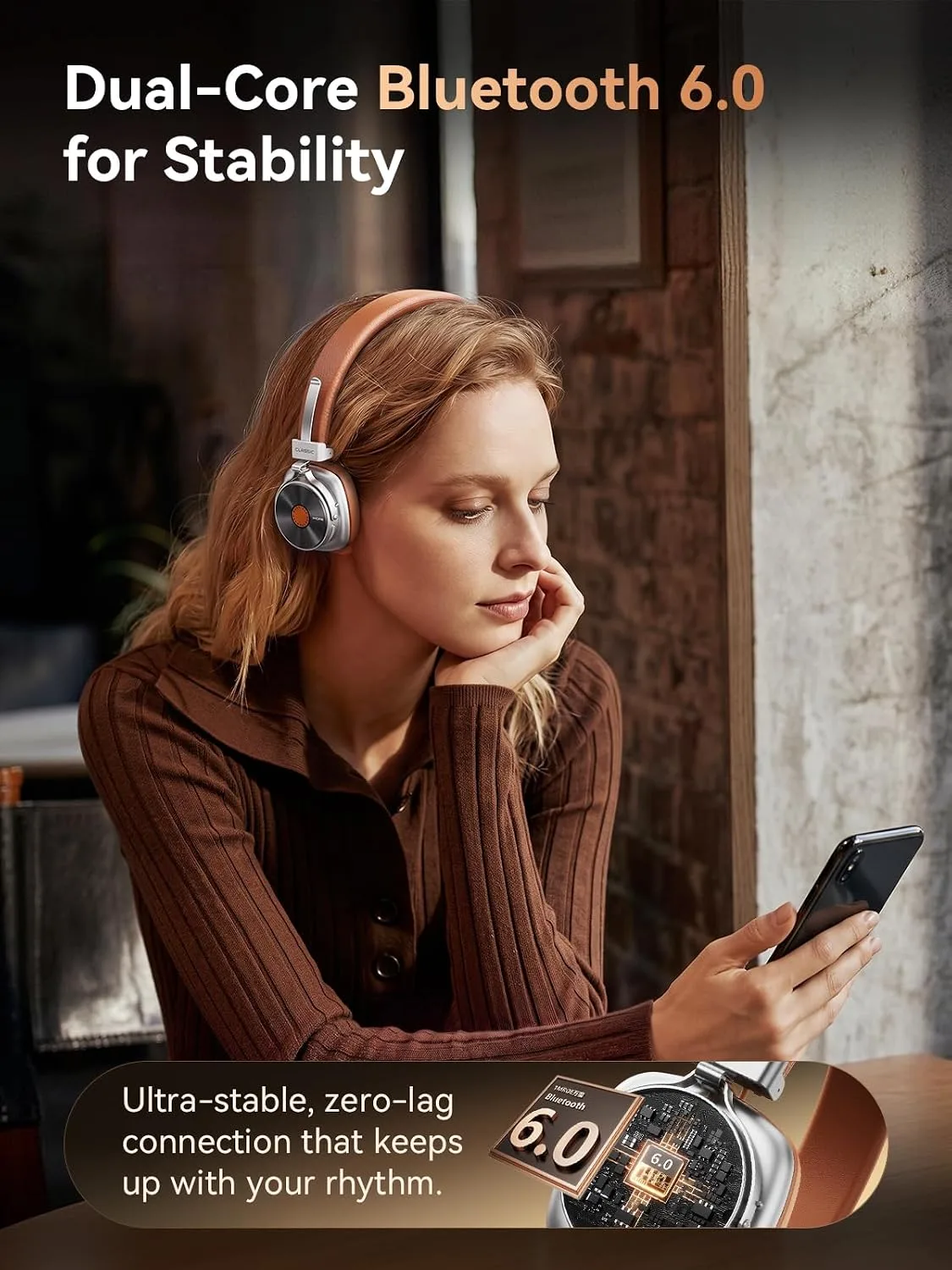 1MORE Classic HQ36 Wireless on-Ear Headphones, Hi-res Audio, Spatial Audio
