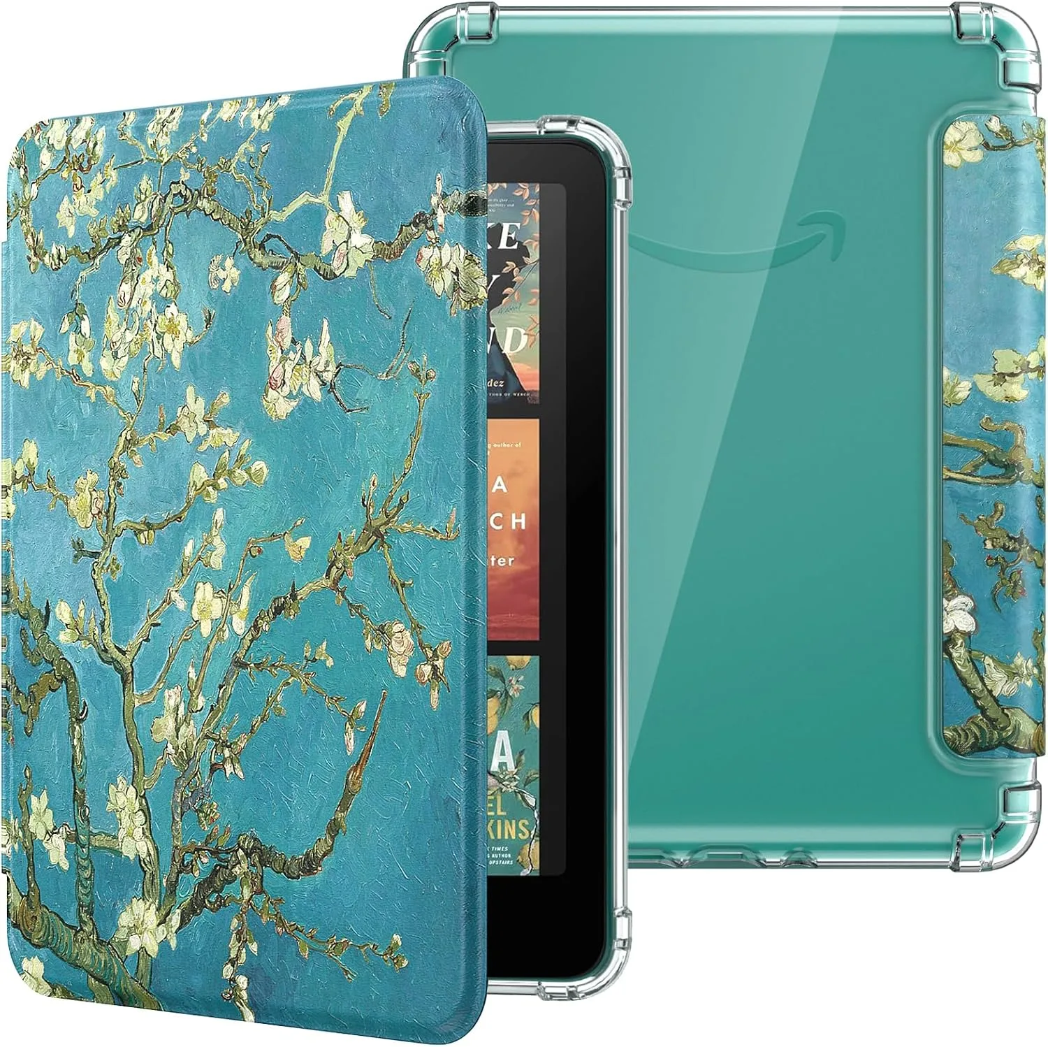 MoKo Case for Kindle Paperwhite 12th Gen & Colorsoft 2024, Apricot Blossom