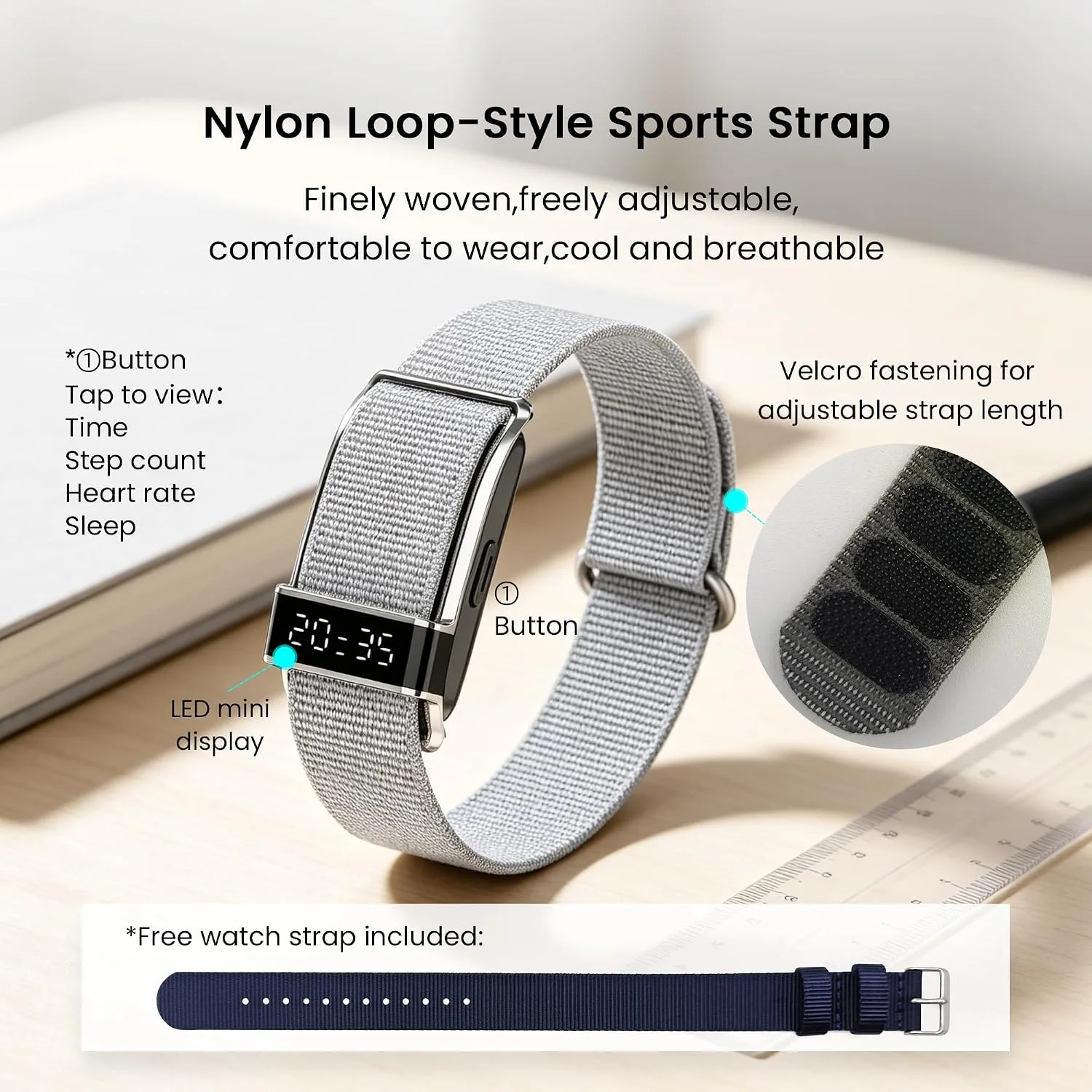 Smart Bracelet for Men Women Health Band Activity Fitness Tracker