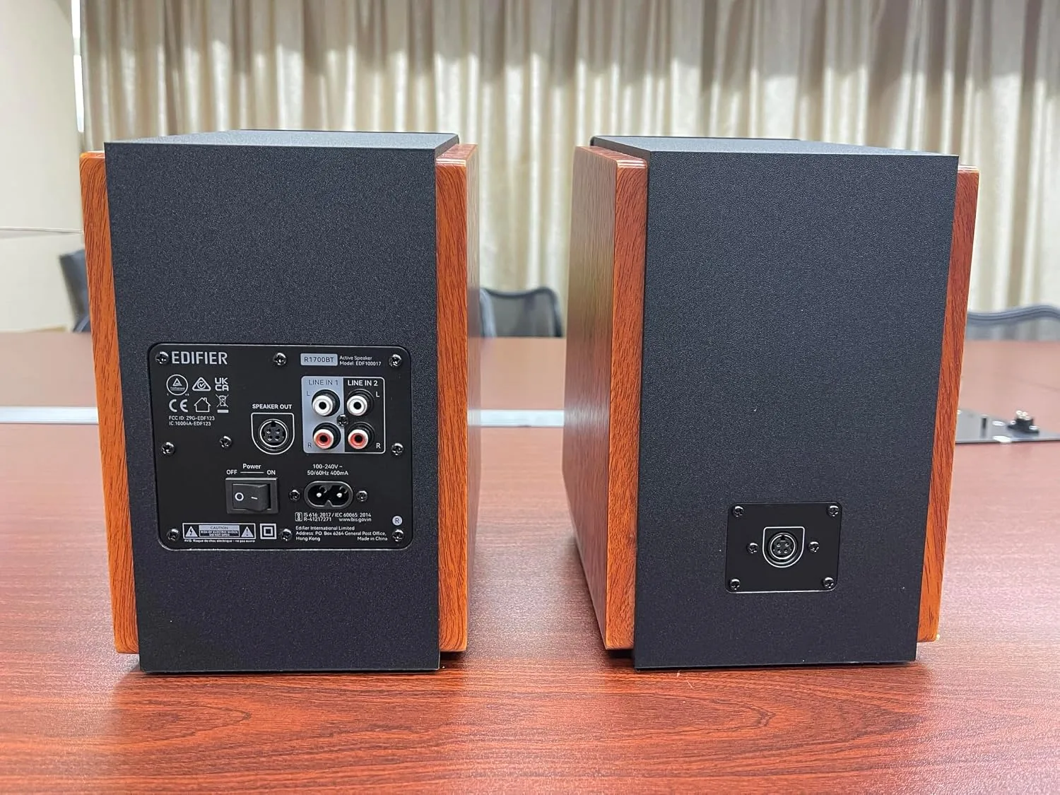 Edifier R1700BT Bluetooth Bookshelf Speaker - Active Near-Field Studio Monitors - Powered Speaker 2.0 Setup Wooden Enclosure - 66w RMS