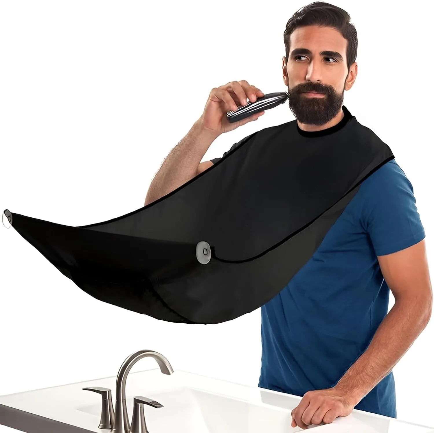 BEARD KING Beard Bib Apron - As Seen on Shark Tank – Gifts for Him, Stocking Stuffers for Men, Mens Gift