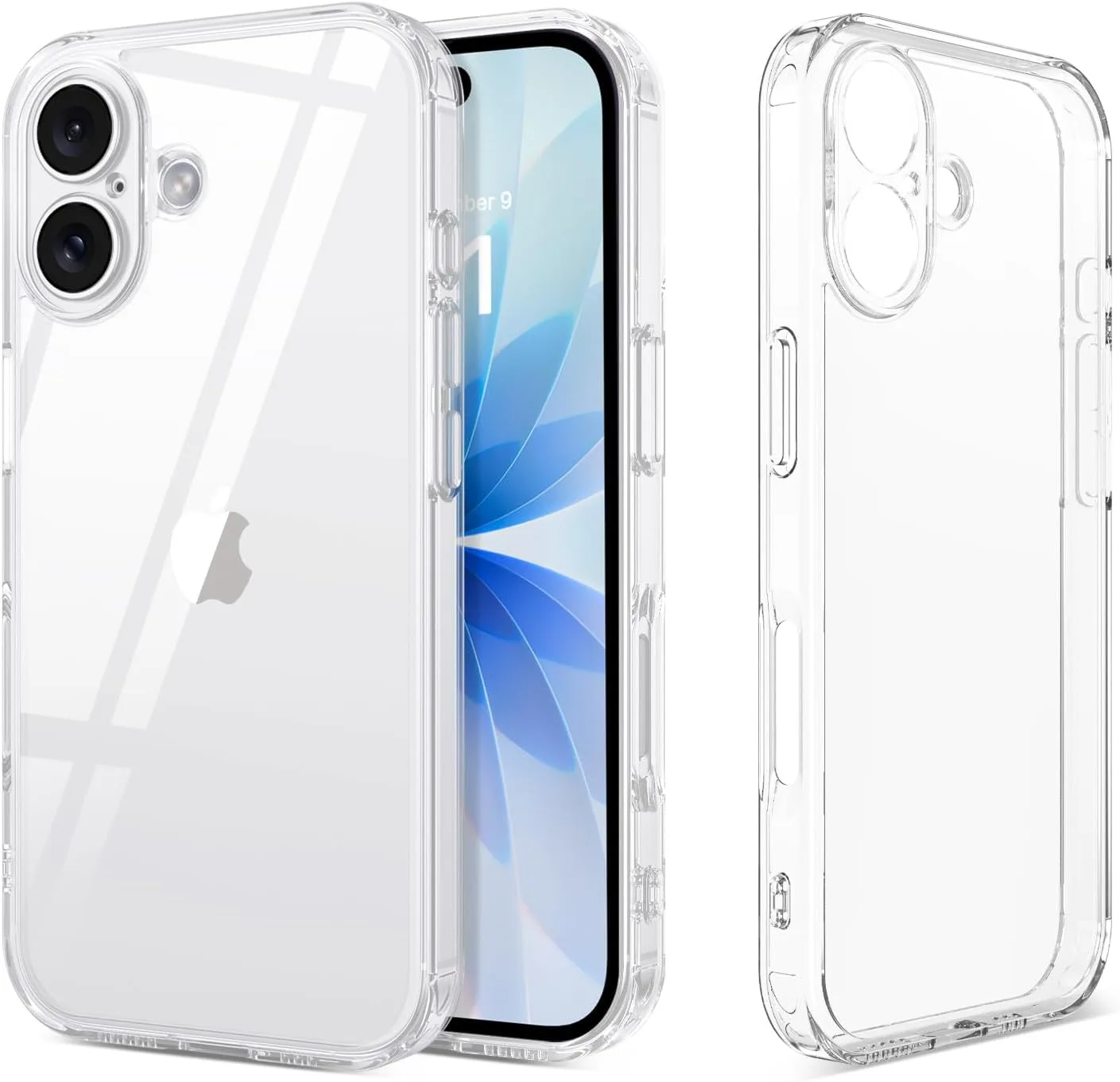 YINLAI for iPhone 17 Case 6.3", Upgraded Anti-Yellowing, Crystal Clear