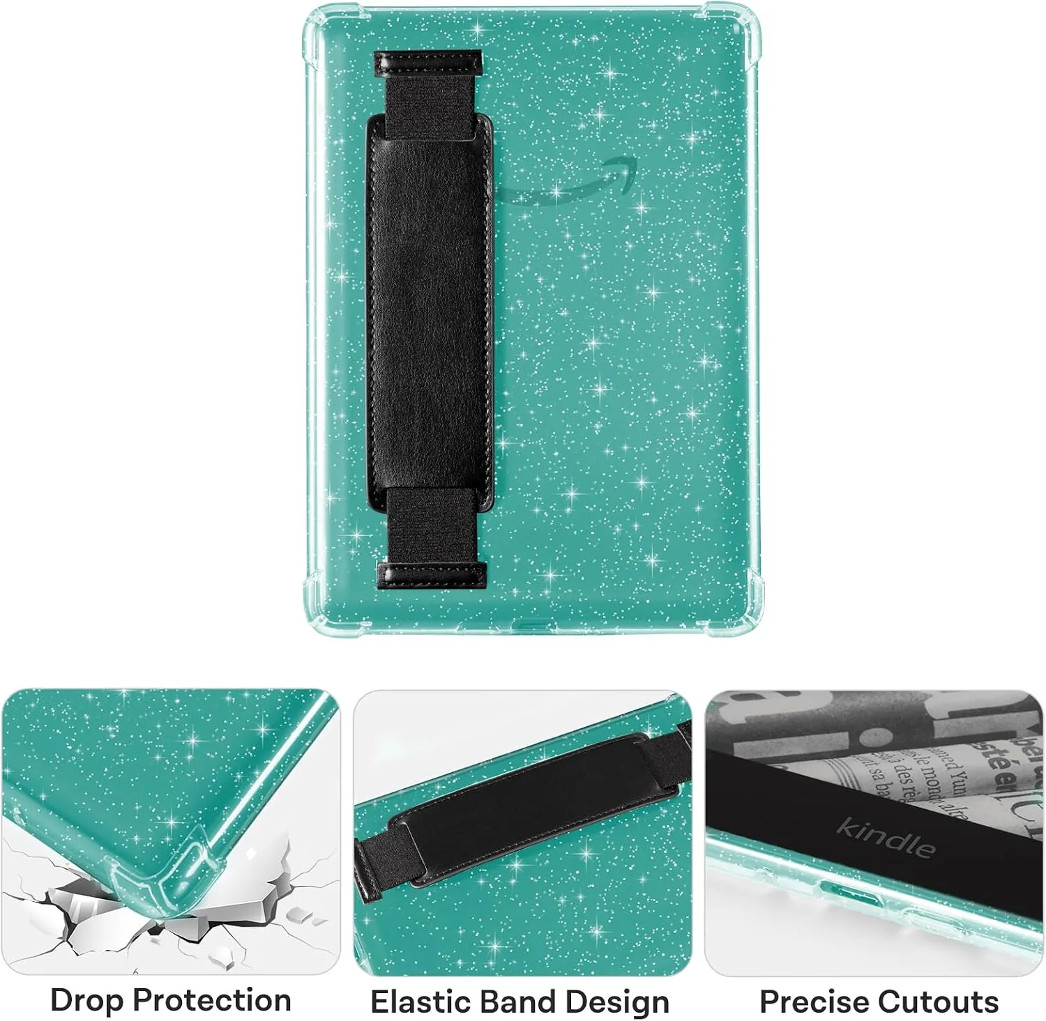 iDLEHANDS Clear Case for 7" Kindle Paperwhite 12th Gen & Kindle Colorsoft
