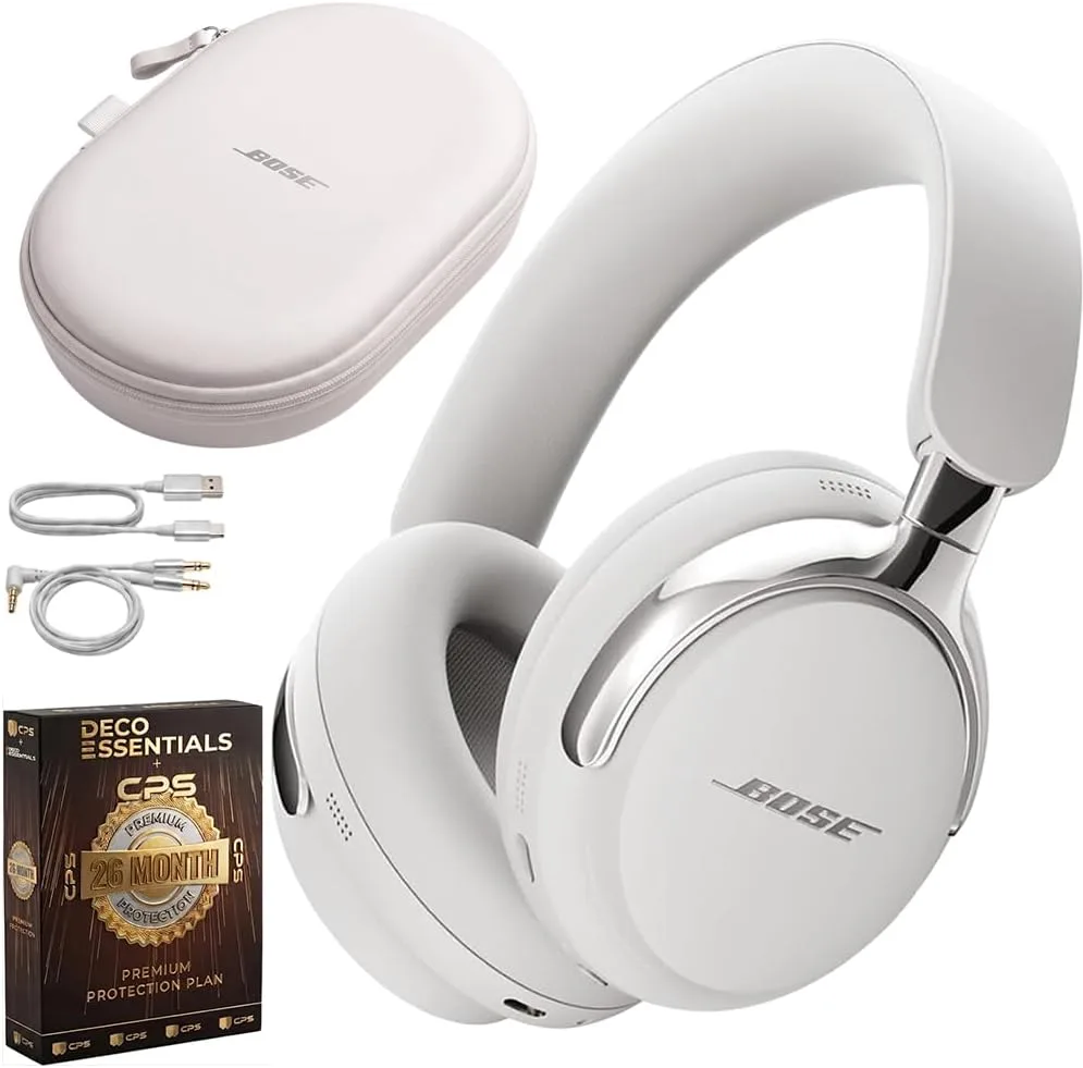 Bose QuietComfort Ultra Headphones 2nd Gen Over-Ear Wireless Bundle