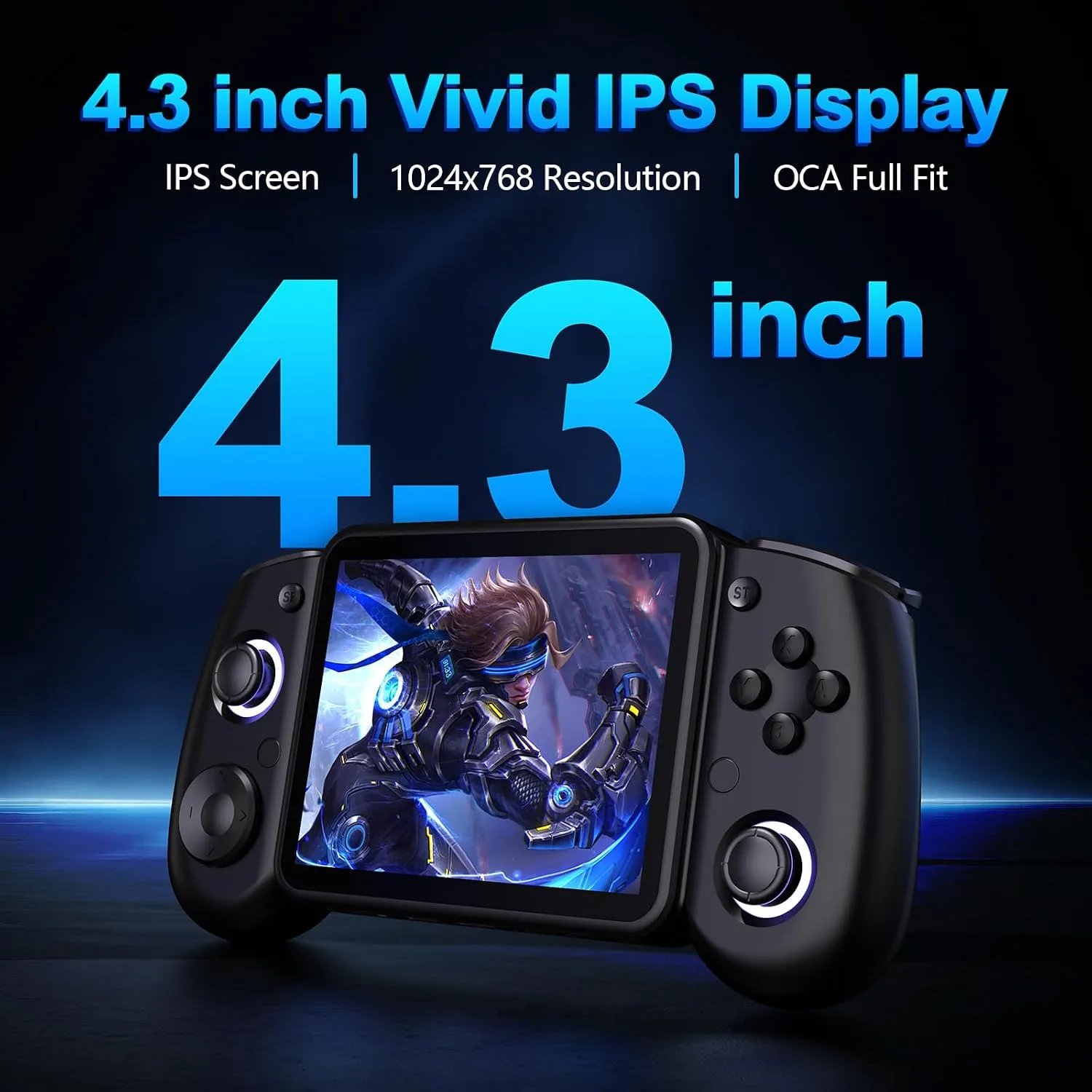 RG43H Pro Retro Handheld Game Console,Dual Game System,Powerful RK3562 Chip