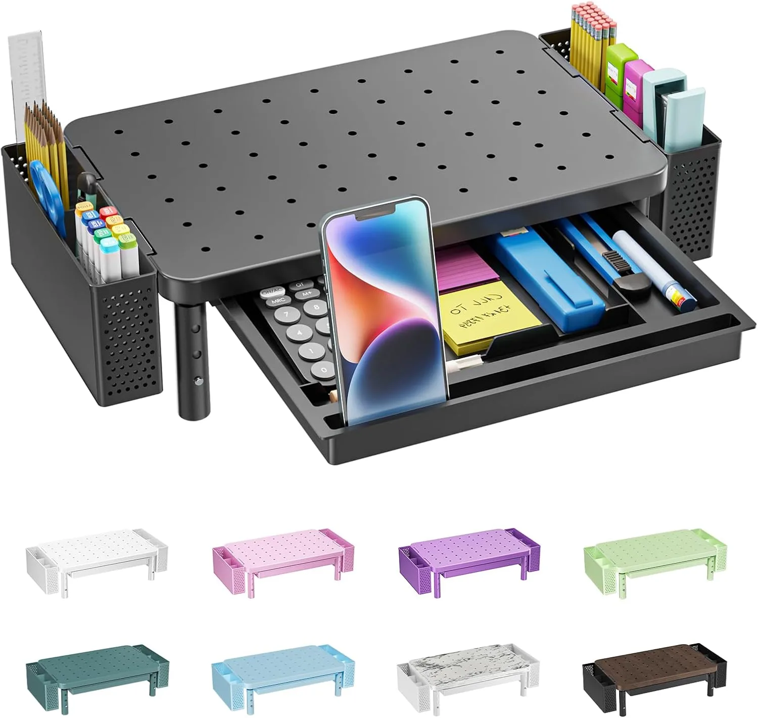 Base para monitor WALI con almacenamiento y portalápices