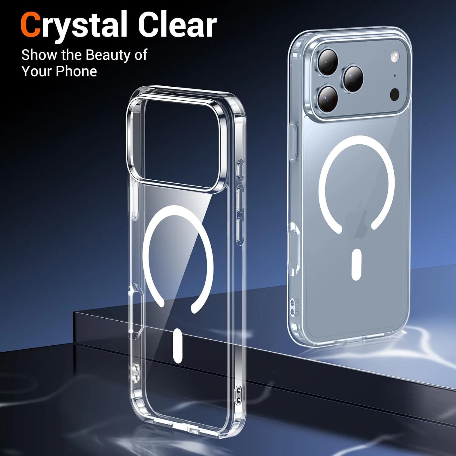 Temdan for iPhone 18 Pro Case/iPhone 17 Pro Case Clear